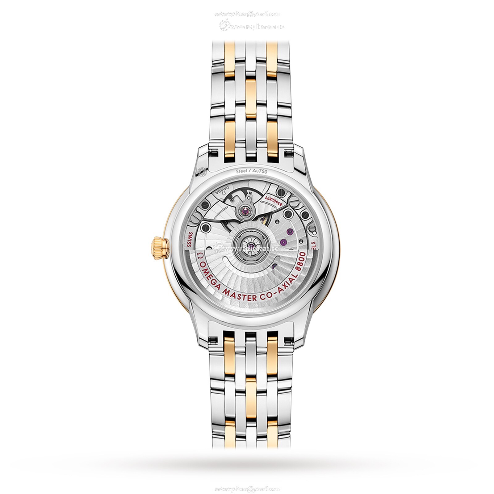 Replica Omega De Ville Prestige Co-Axial Master Chronometer 34mm Ladies details Champagne O43420342008001 2 Replica Omega De Ville Prestige Co-Axial Master Chronometer 34mm Ladies details Champagne O43420342008001