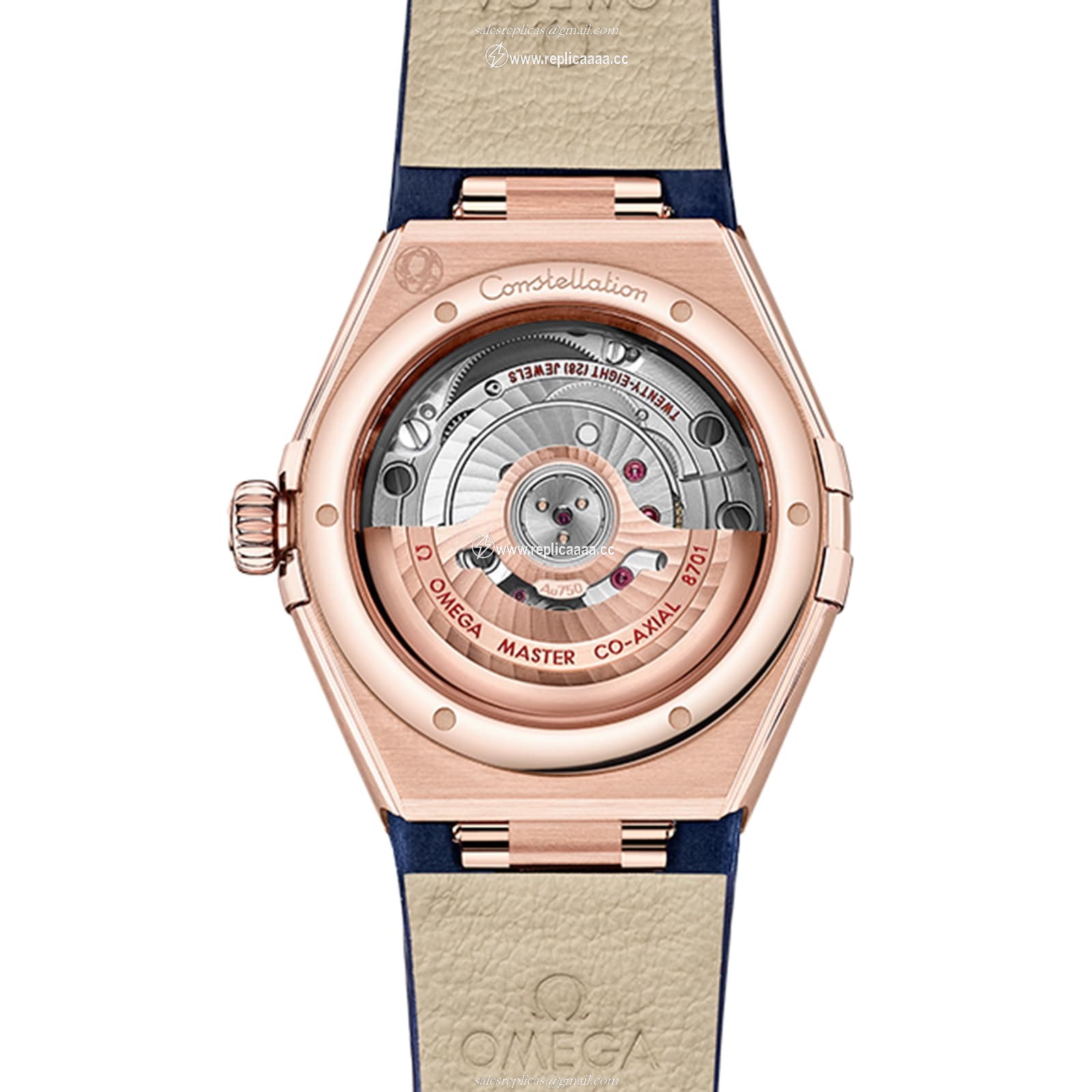 Replica Omega Constellation Co-Axial Master Chronometer 29mm Ladies details Blue O13158292099006 2 Replica Omega Constellation Co-Axial Master Chronometer 29mm Ladies details Blue O13158292099006