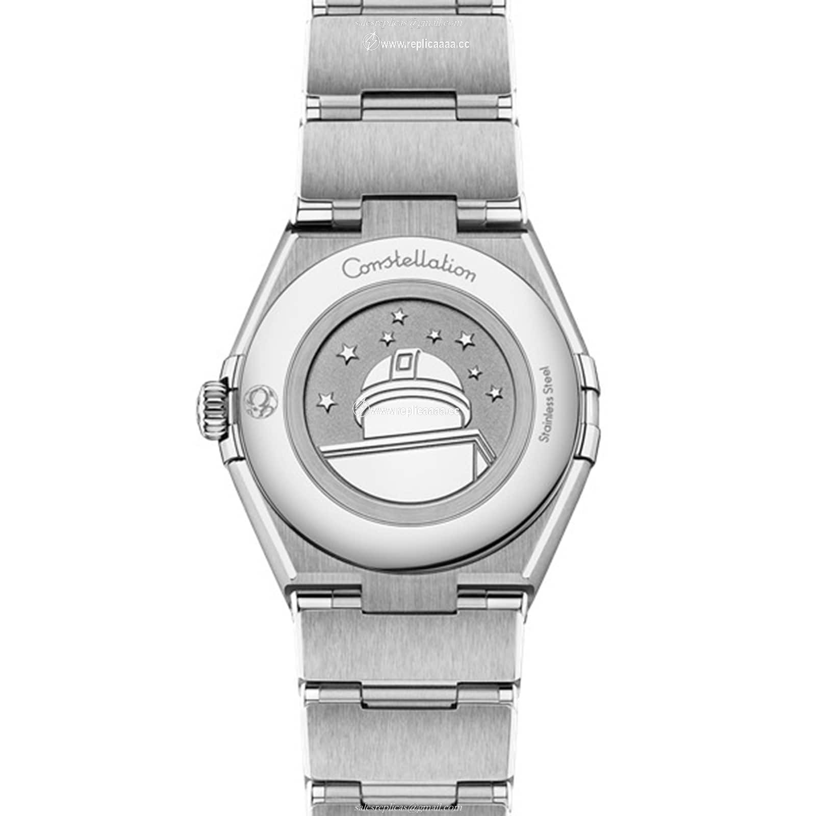 Replica Omega Constellation Co-Axial 28mm Ladies details Green O13110286060001 2 Replica Omega Constellation Co-Axial 28mm Ladies details Green O13110286060001