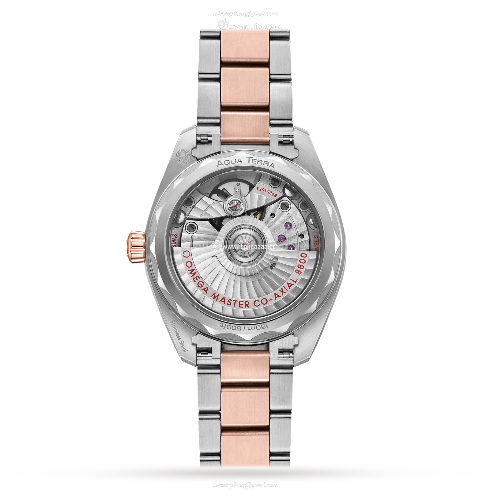 Replica Omega Seamaster Aqua Terra 150M Co-Axial Master Chronometer 34mm Ladies details O22025342060001 2 Replica Omega Seamaster Aqua Terra 150M Co-Axial Master Chronometer 34mm Ladies details O22025342060001
