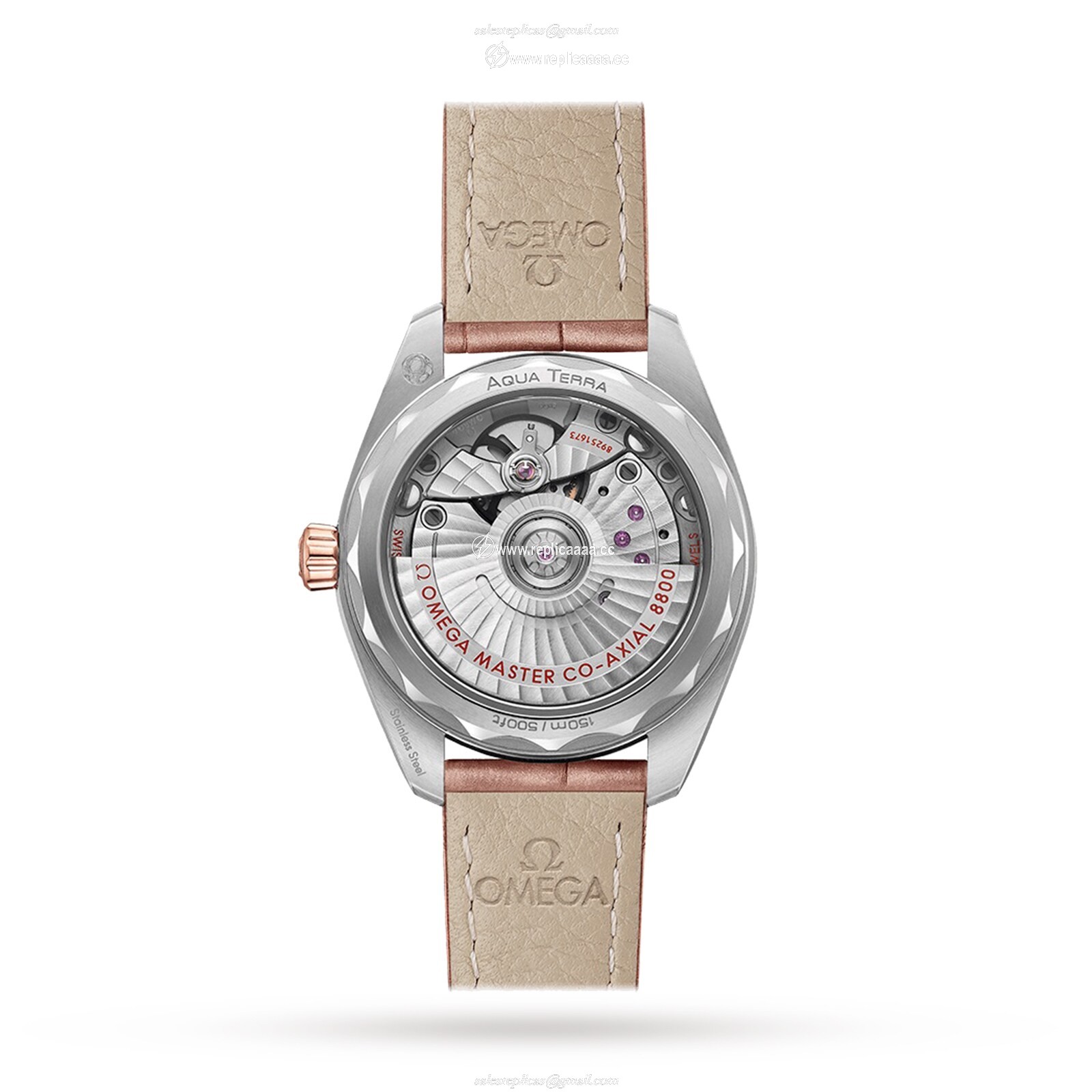 Replica Omega Seamaster Aqua Terra Co-Axial 34mm Ladies details O22028342059001