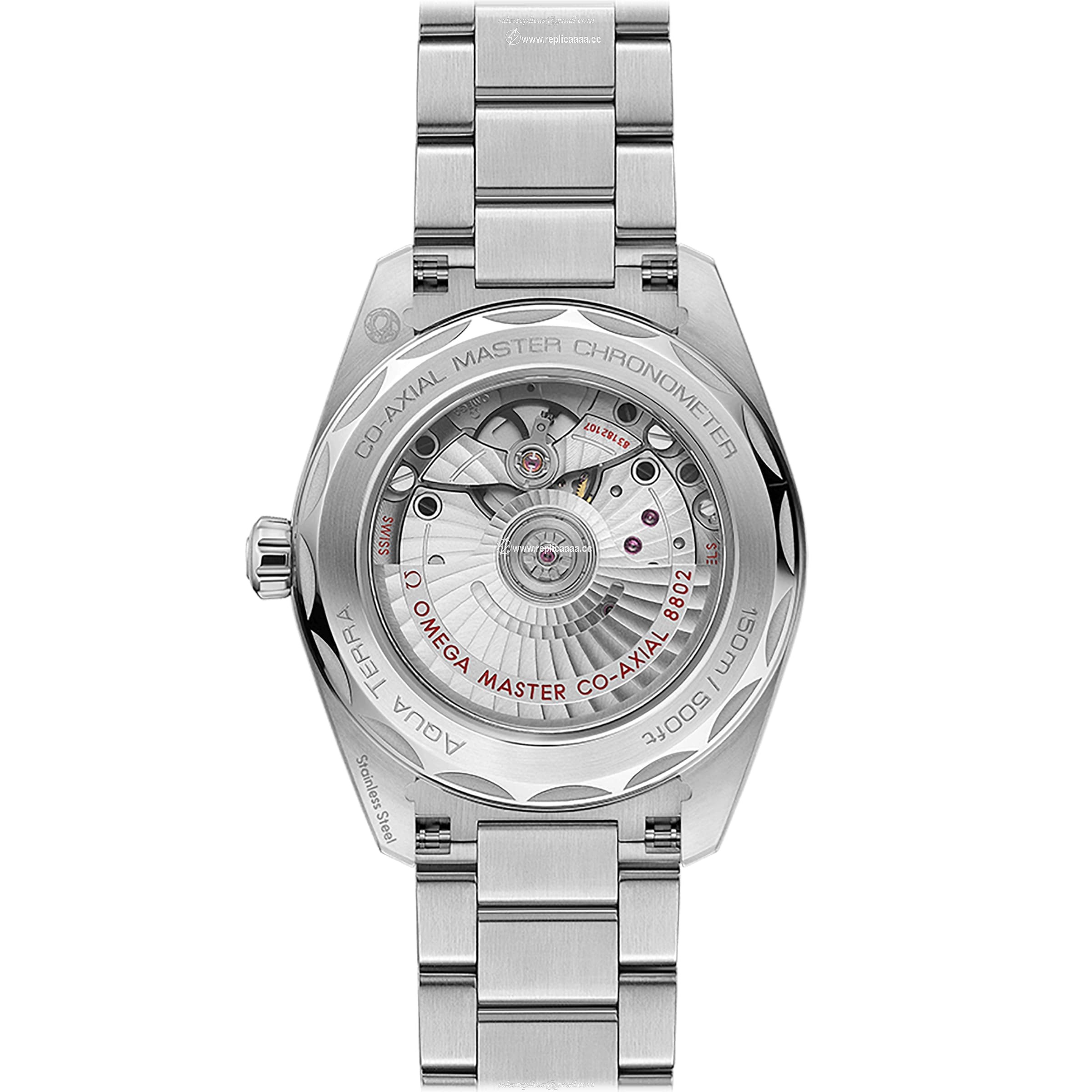 Replica Omega Seamaster Aqua Terra 150M Co-Axial Master Chronometer Small Seconds 38mm Unisex details O22010382010001