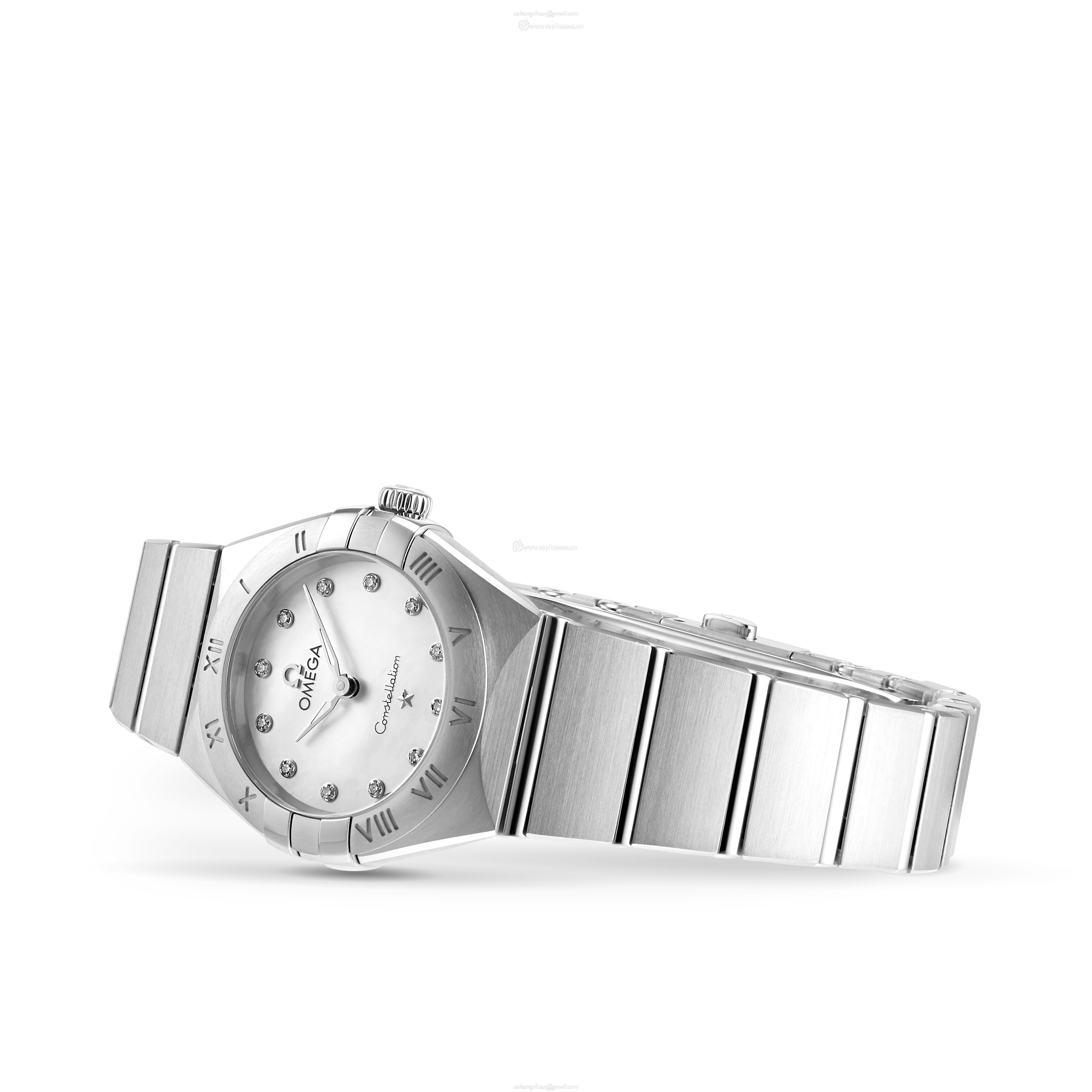 Replica Omega Constellation Manhattan 25mm Ladies details O13110256055001