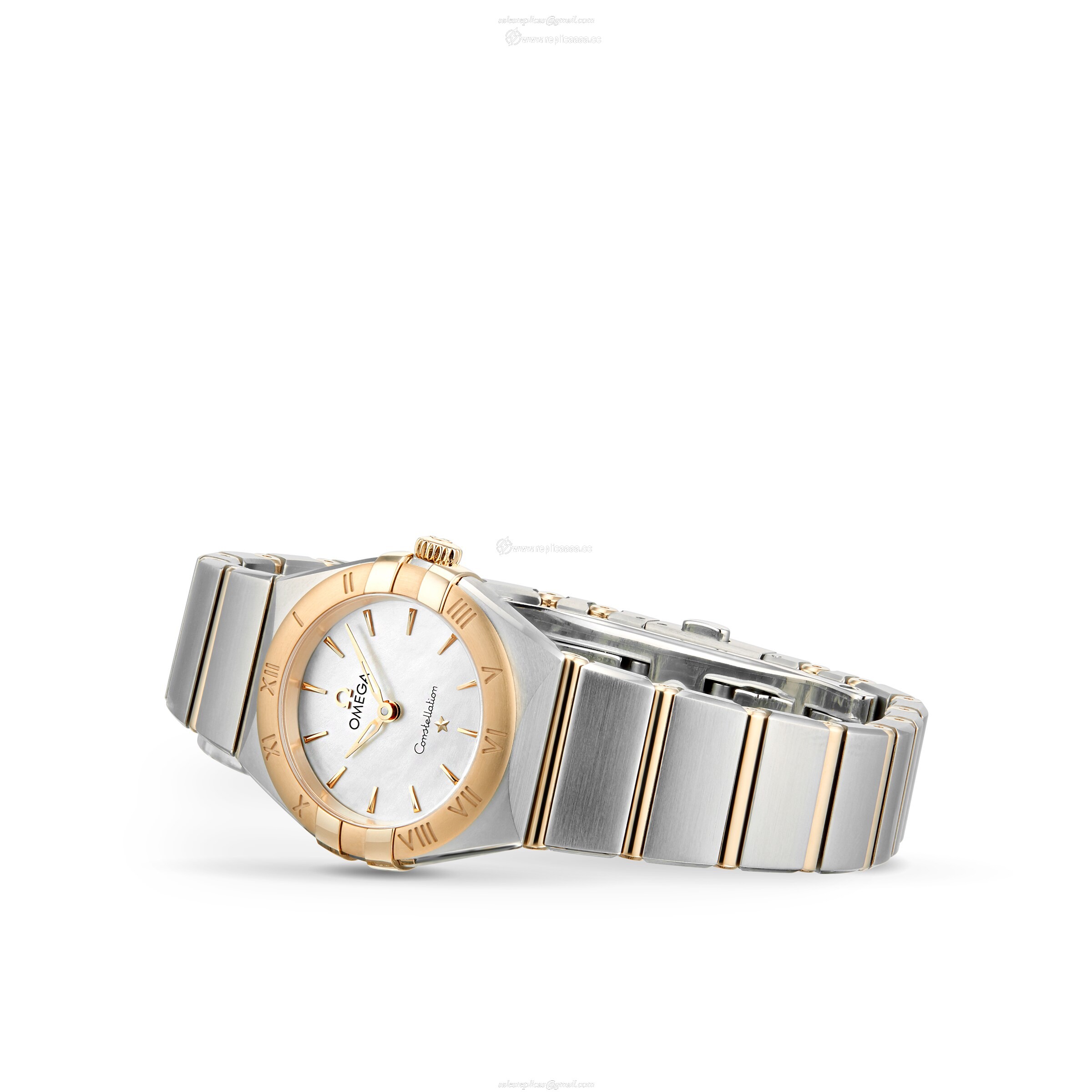 Replica Omega Constellation Manhattan 25mm Ladies details O13120256005002