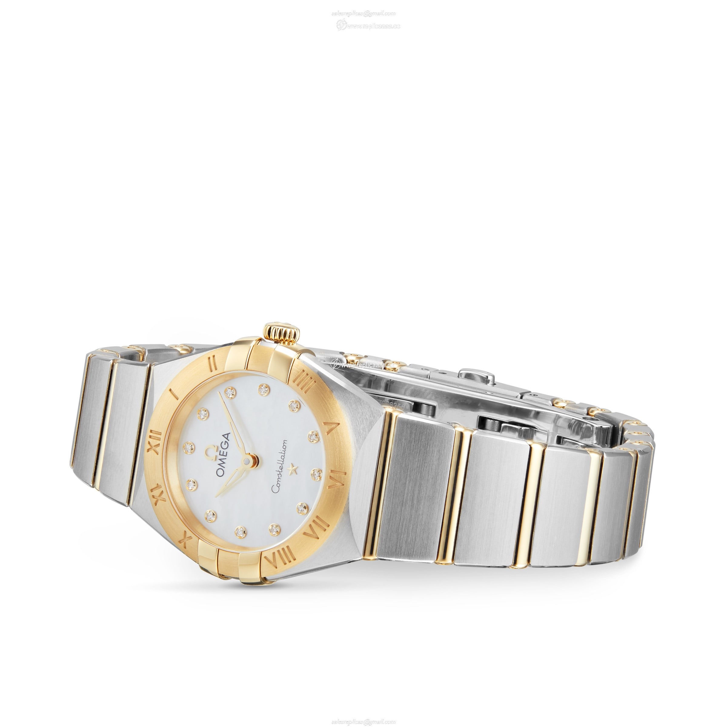 Replica Omega Constellation Manhattan 25mm Ladies details O13120256055002 2 Replica Omega Constellation Manhattan 25mm Ladies details O13120256055002