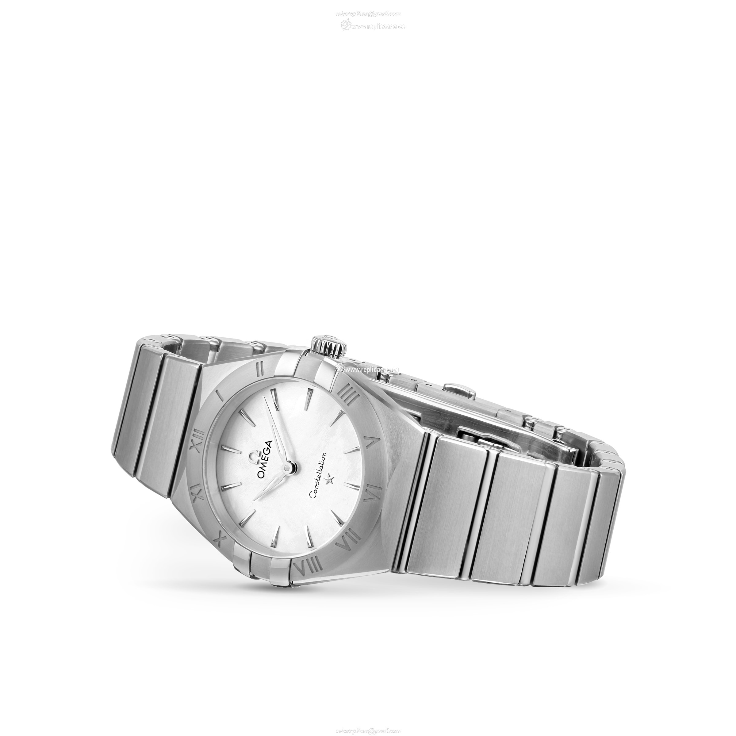 Replica Omega Constellation Manhattan 28mm Ladies details O13110286005001 2 Replica Omega Constellation Manhattan 28mm Ladies details O13110286005001
