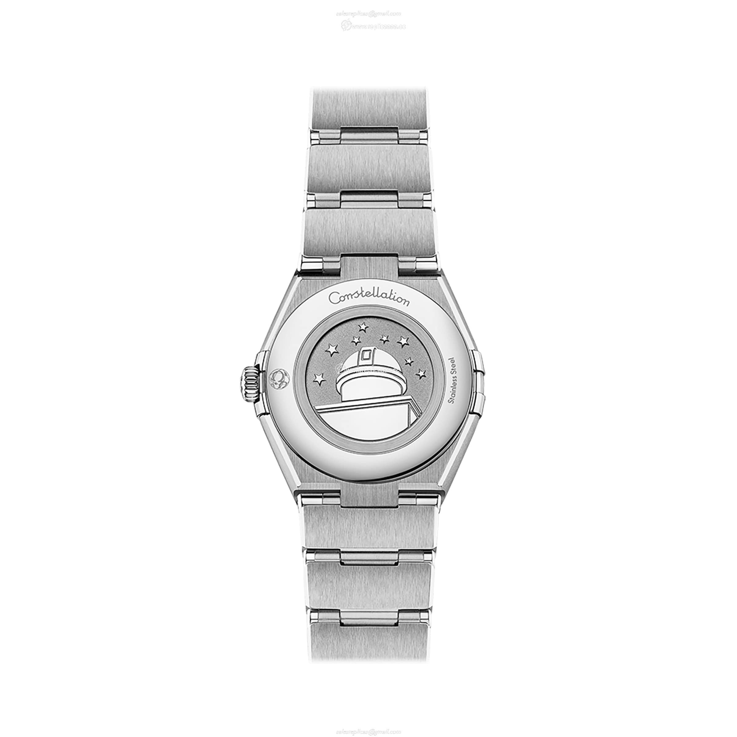 Replica Omega Constellation Manhattan 28mm Ladies details O13110286055001 2 Replica Omega Constellation Manhattan 28mm Ladies details O13110286055001
