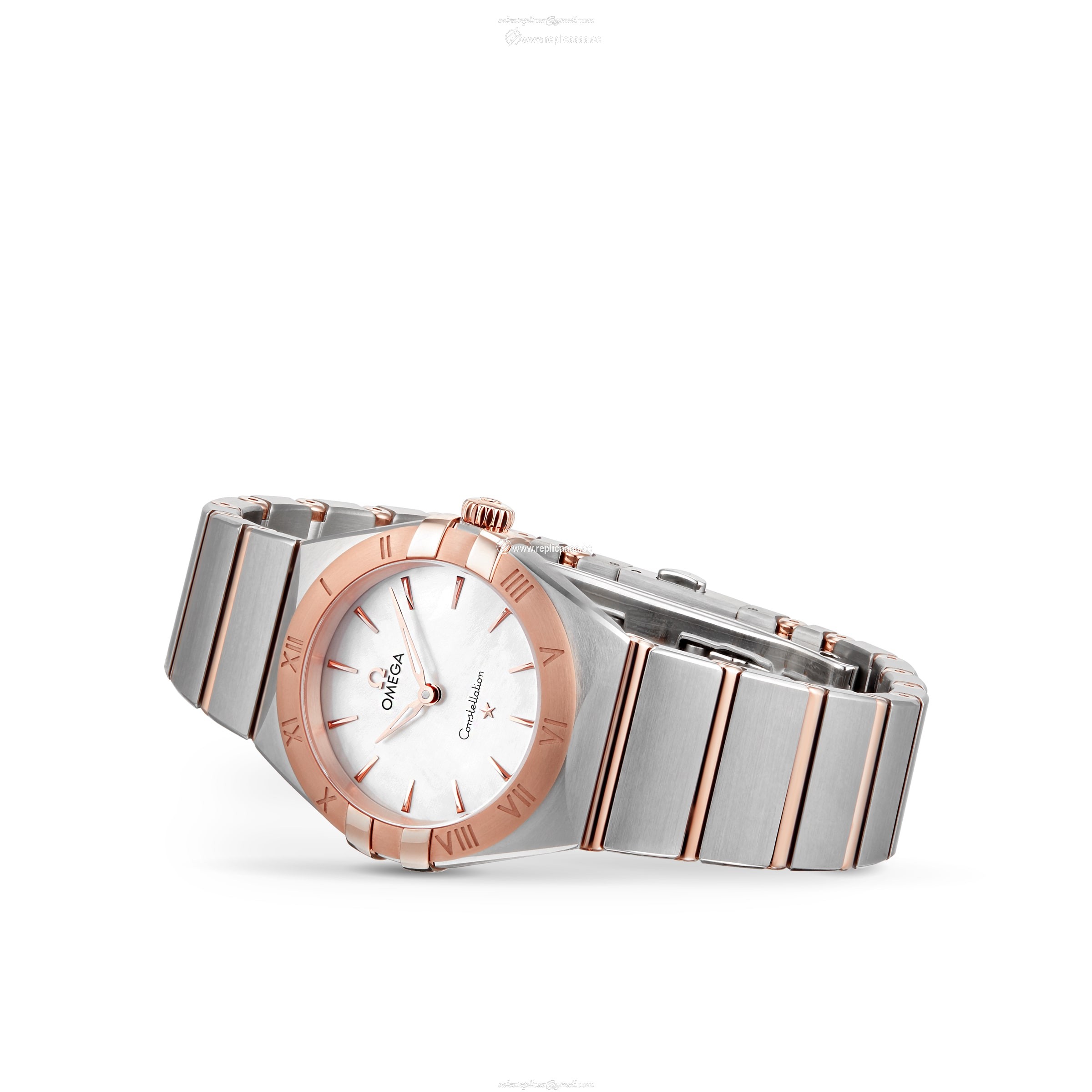 Replica Omega Constellation Manhattan 28mm Ladies details O13120286005001 2 Replica Omega Constellation Manhattan 28mm Ladies details O13120286005001