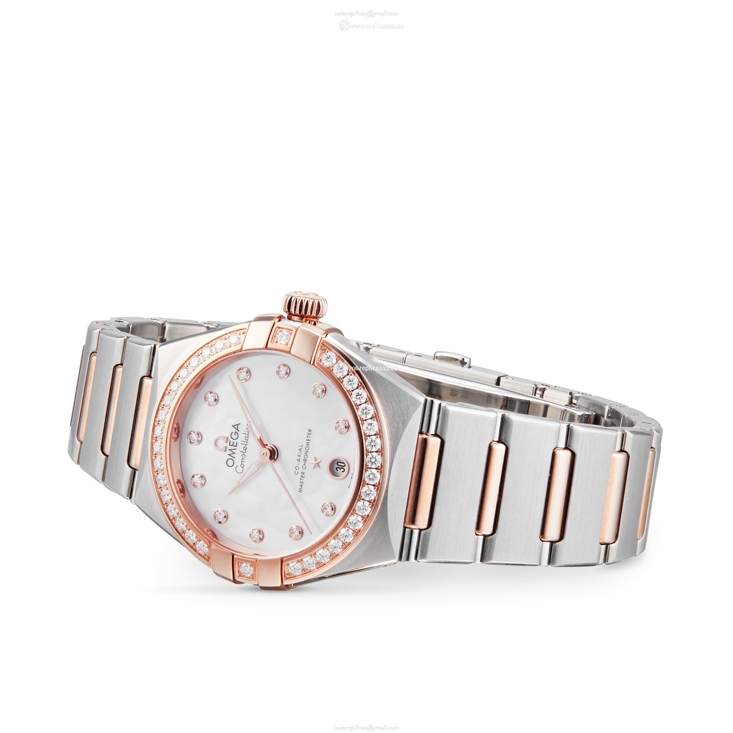 Replica Omega Constellation Manhattan Co-Axial 29mm Ladies details O13125292055001 2 Replica Omega Constellation Manhattan Co-Axial 29mm Ladies details O13125292055001