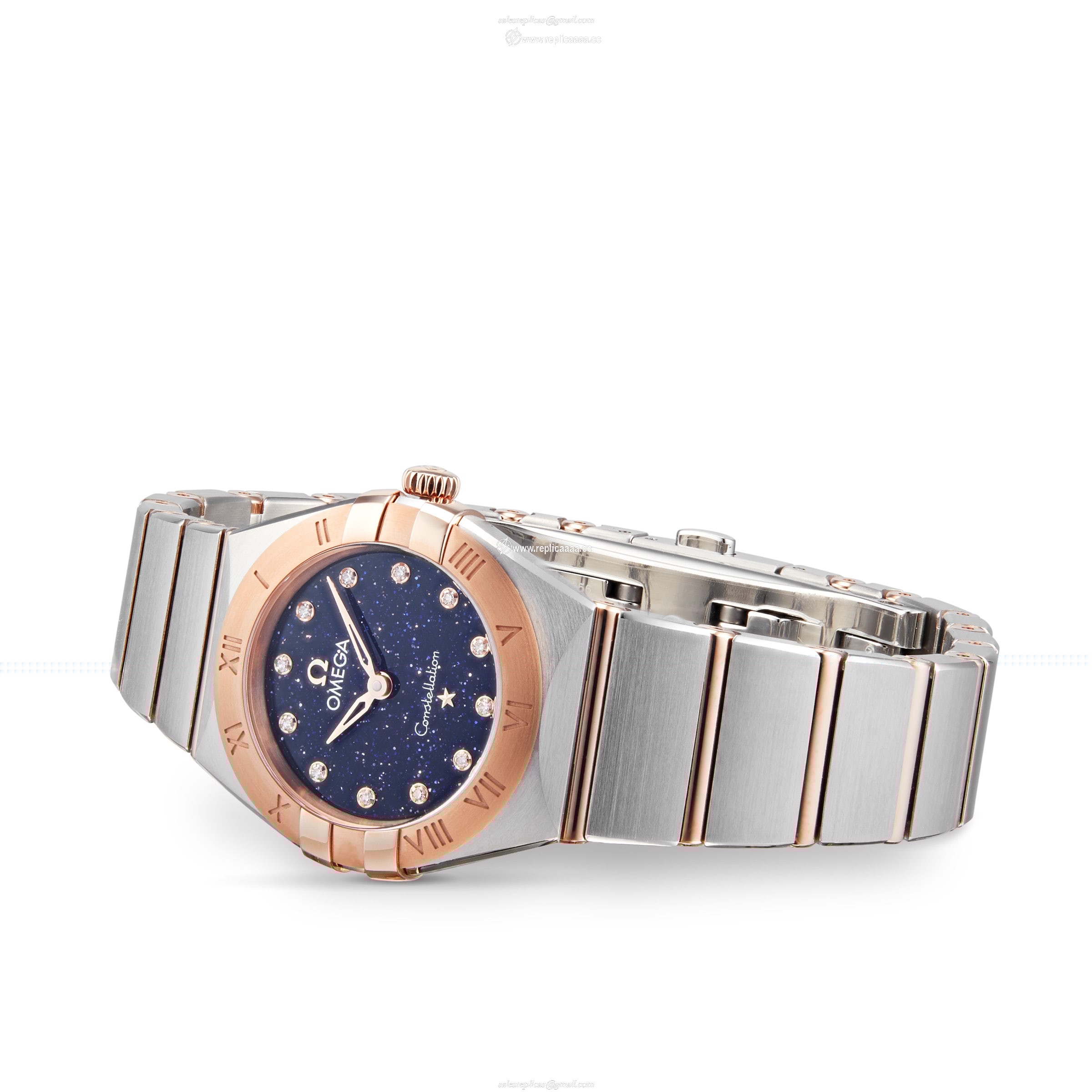 Replica Omega Constellation 25mm Ladies details O13120256053002