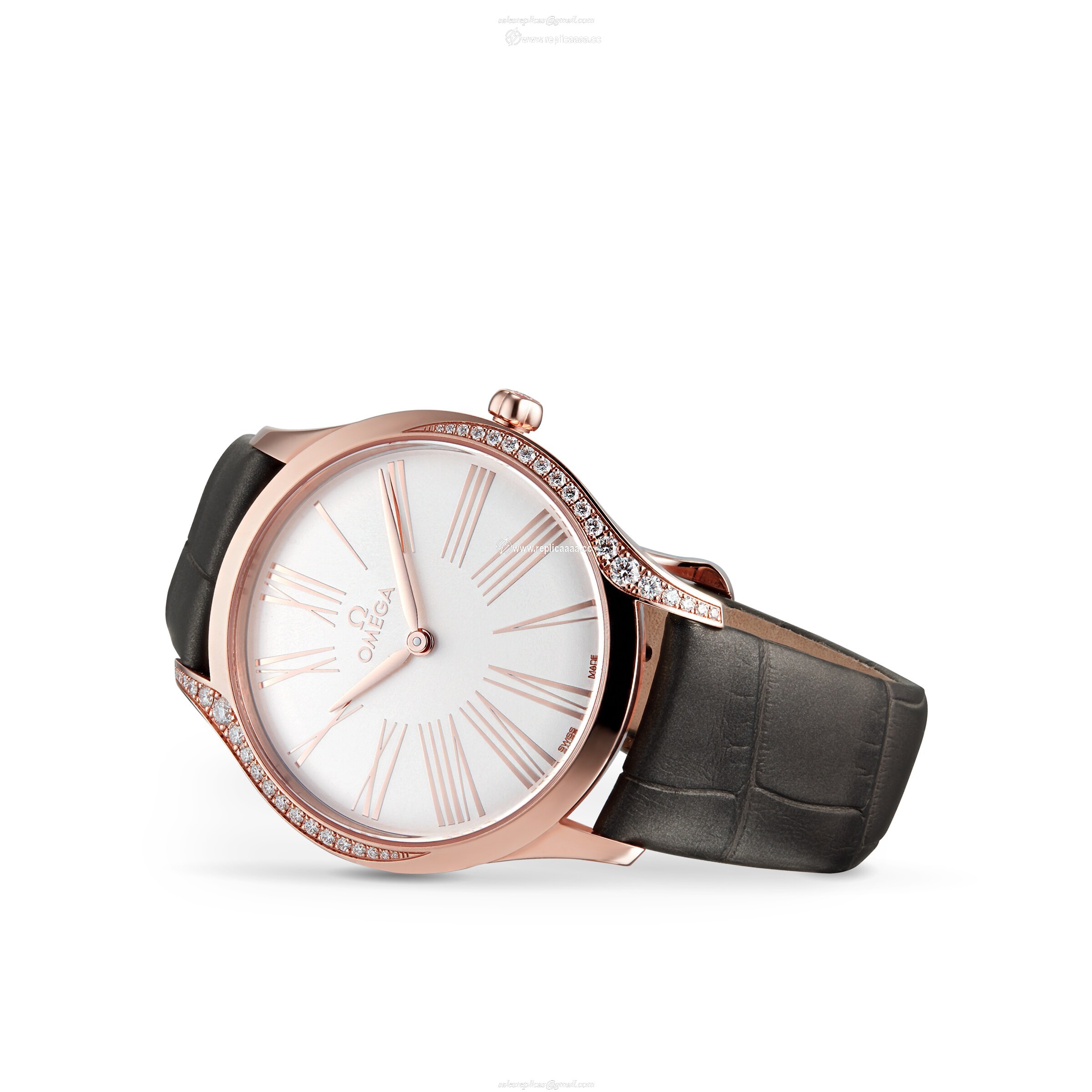 Replica Omega De Ville Tresor 36mm Ladies details O42858366002001 2 Replica Omega De Ville Tresor 36mm Ladies details O42858366002001