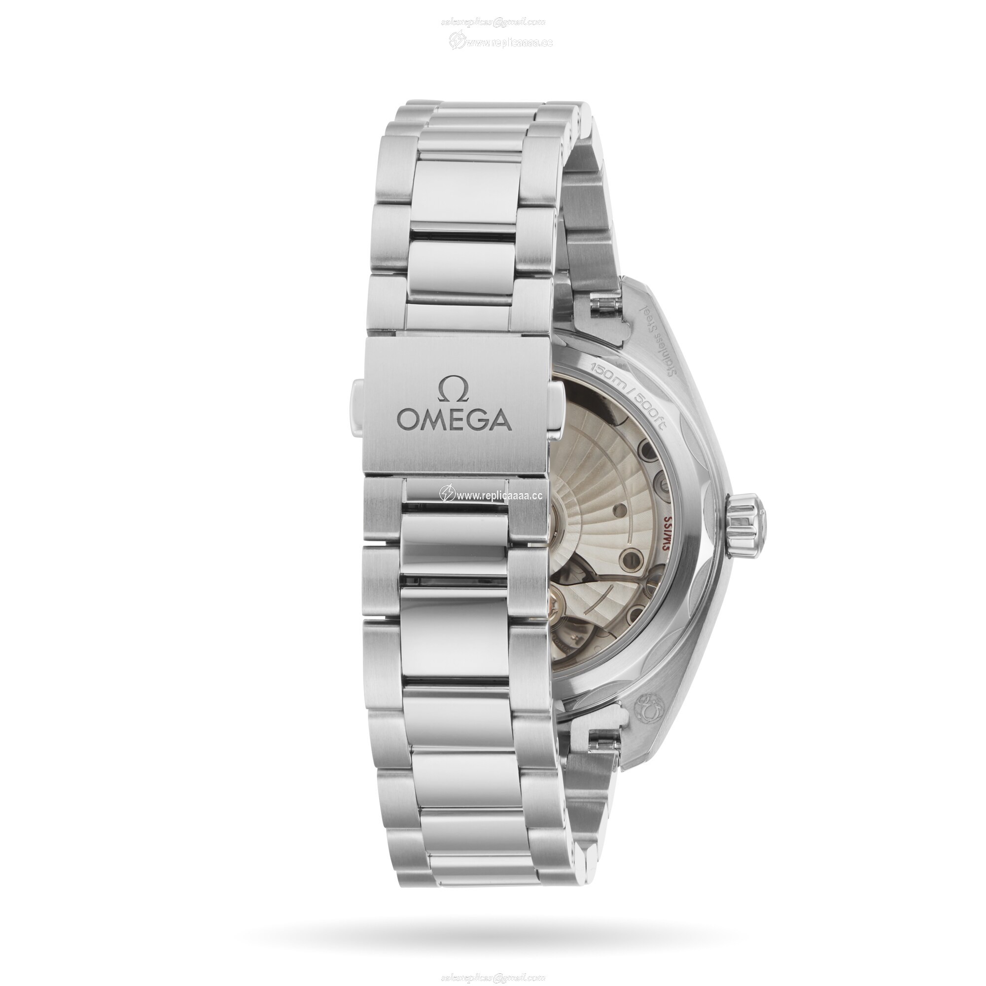 Replica Omega Seamaster Aqua Terra 150M Ladies 34mm Automatic Co-Axial Diamond Dot details O22010342055001