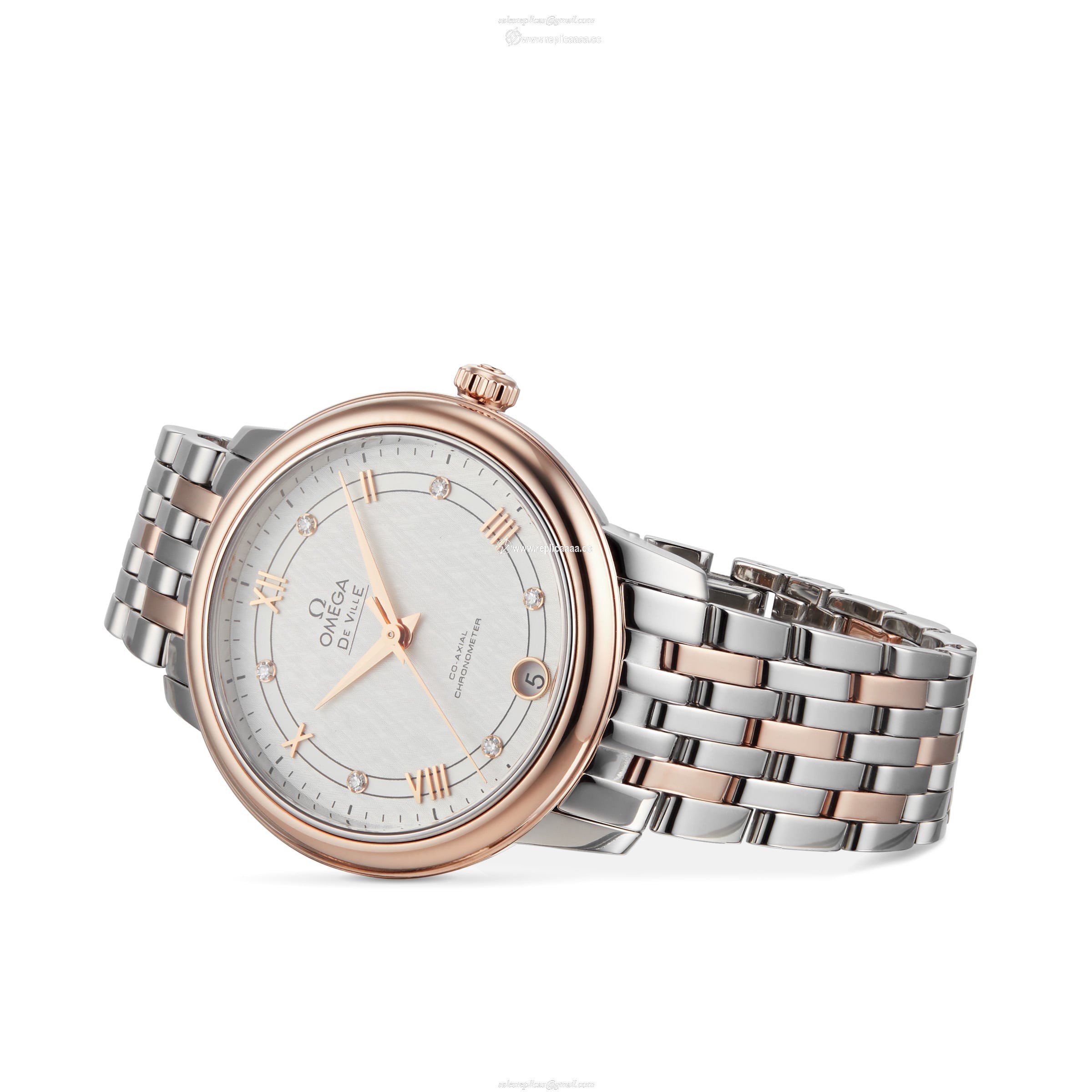 Replica Omega De Ville Prestige Ladies 32.5mm Co-Axial Automatic Ladies details O42420332052002
