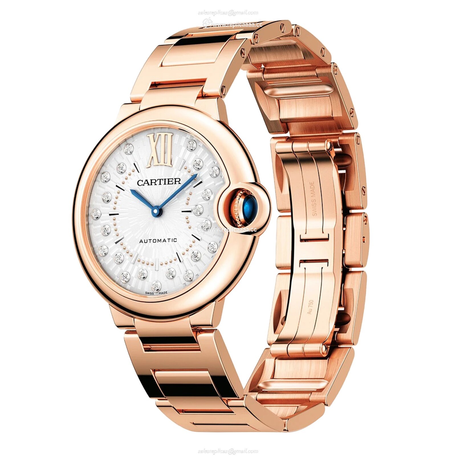 Replica Cartier Ballon Bleu de Cartier details 36 mm WGBB0055