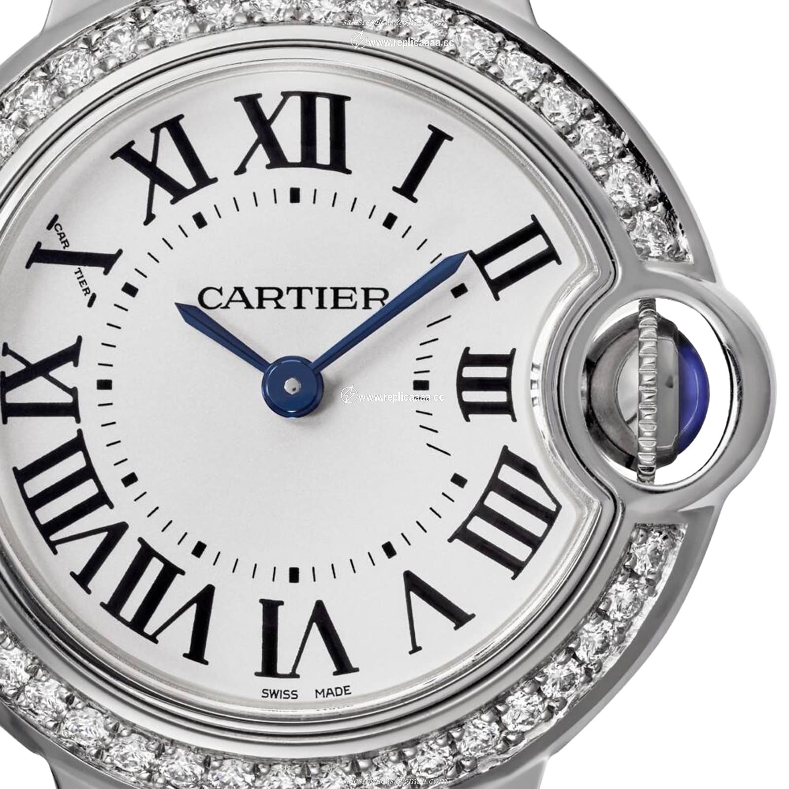 Replica Cartier Ballon Bleu De Cartier details 28mm Quartz Movement W4BB0030