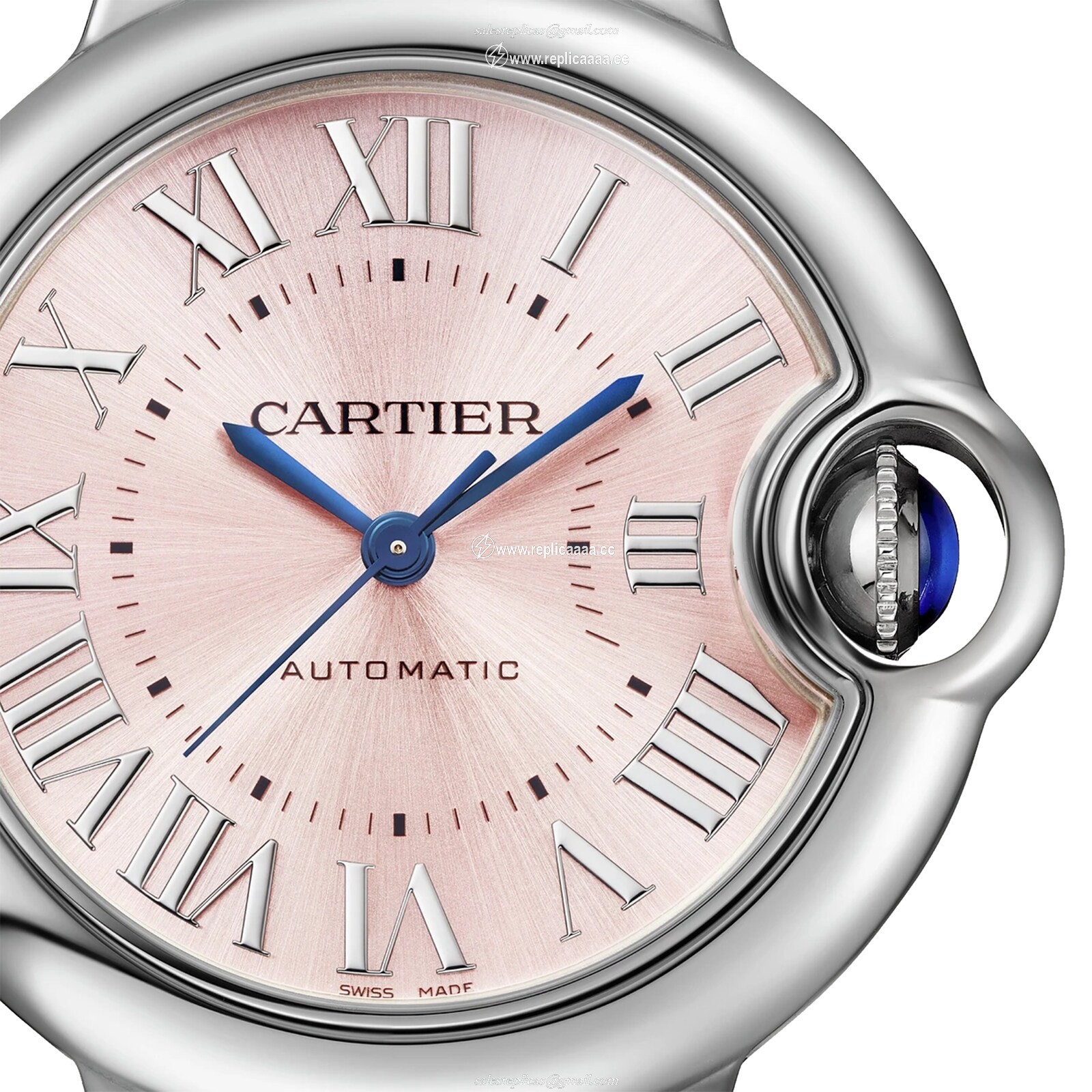 Replica Cartier Ballon Bleu de Cartier details 33 mm automatic WSBB0068