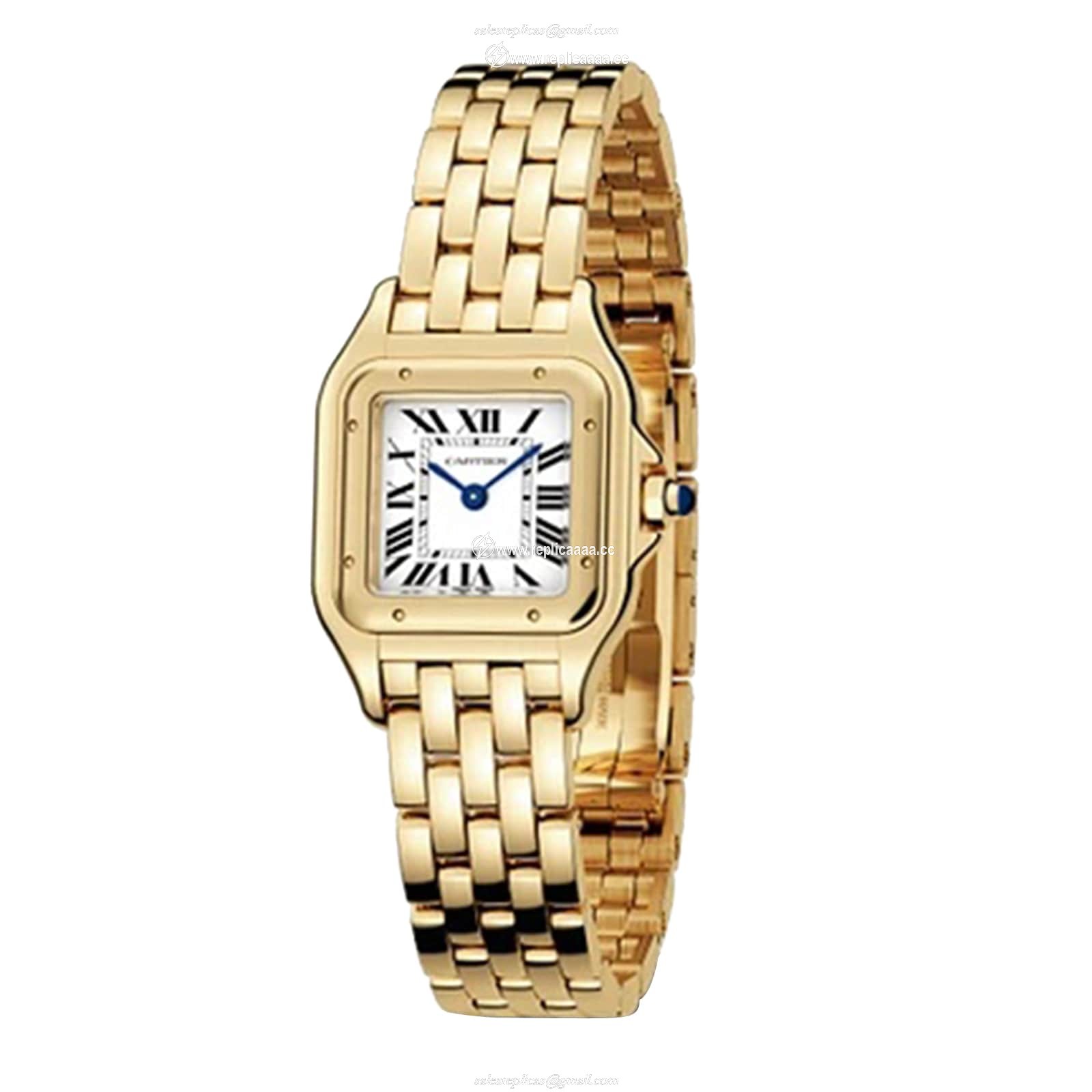 Replica Cartier Panthere de Cartier details small model quartz movement. Case in yellow gold 750/1000 dimensions: 23 mm x 30 mm WGPN0038 2 Replica Cartier Panthere de Cartier details small model quartz movement. Case in yellow gold 750/1000 dimensions: 23 mm x 30 mm WGPN0038