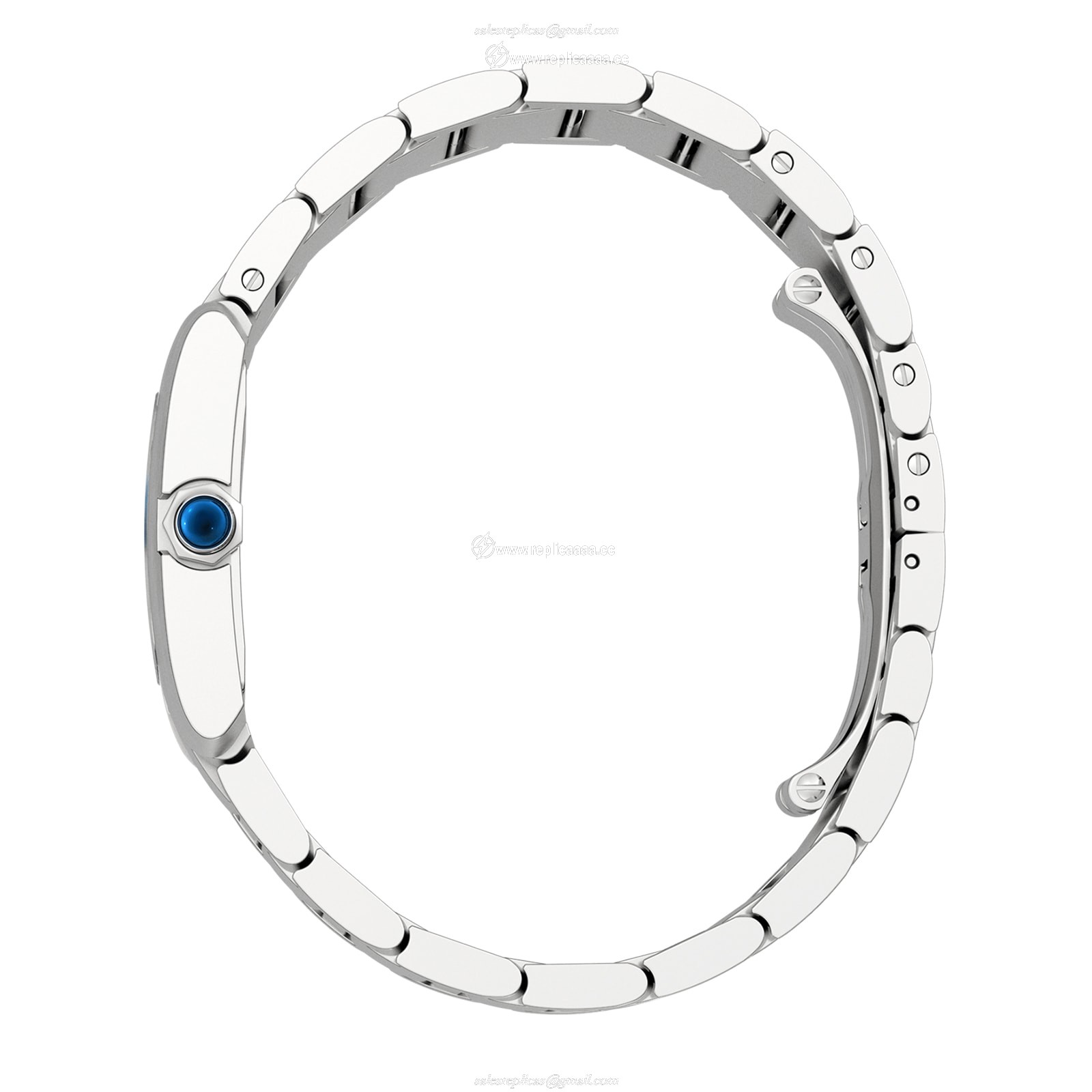 Replica Cartier Tank Francaise details Medium Model Quartz Movement Steel WSTA0074