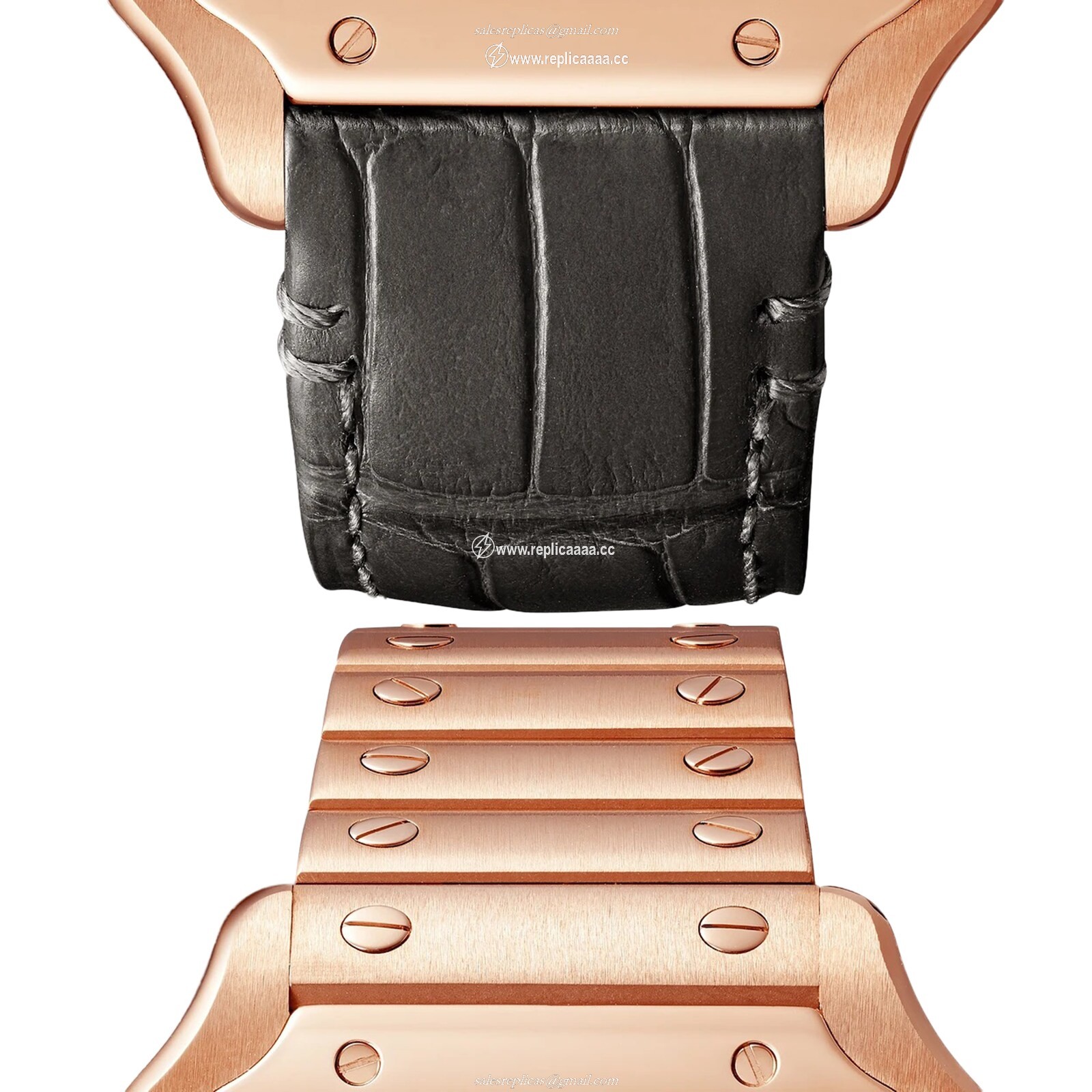 Replica Cartier Santos De Cartier details Medium Model Mechanical Movement With Automatic Winding WGSA0031