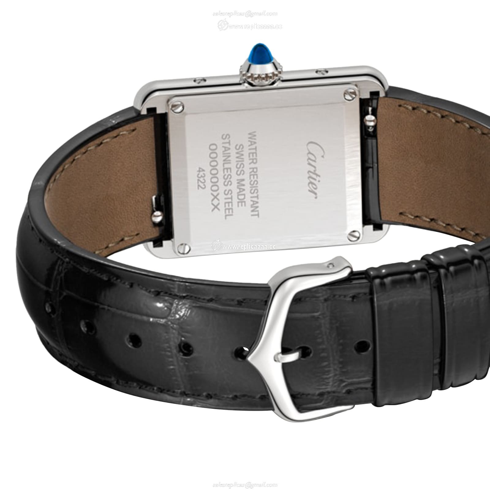 Replica Cartier Tank Must details Small Model Quartz Movement Steel Case WSTA0071