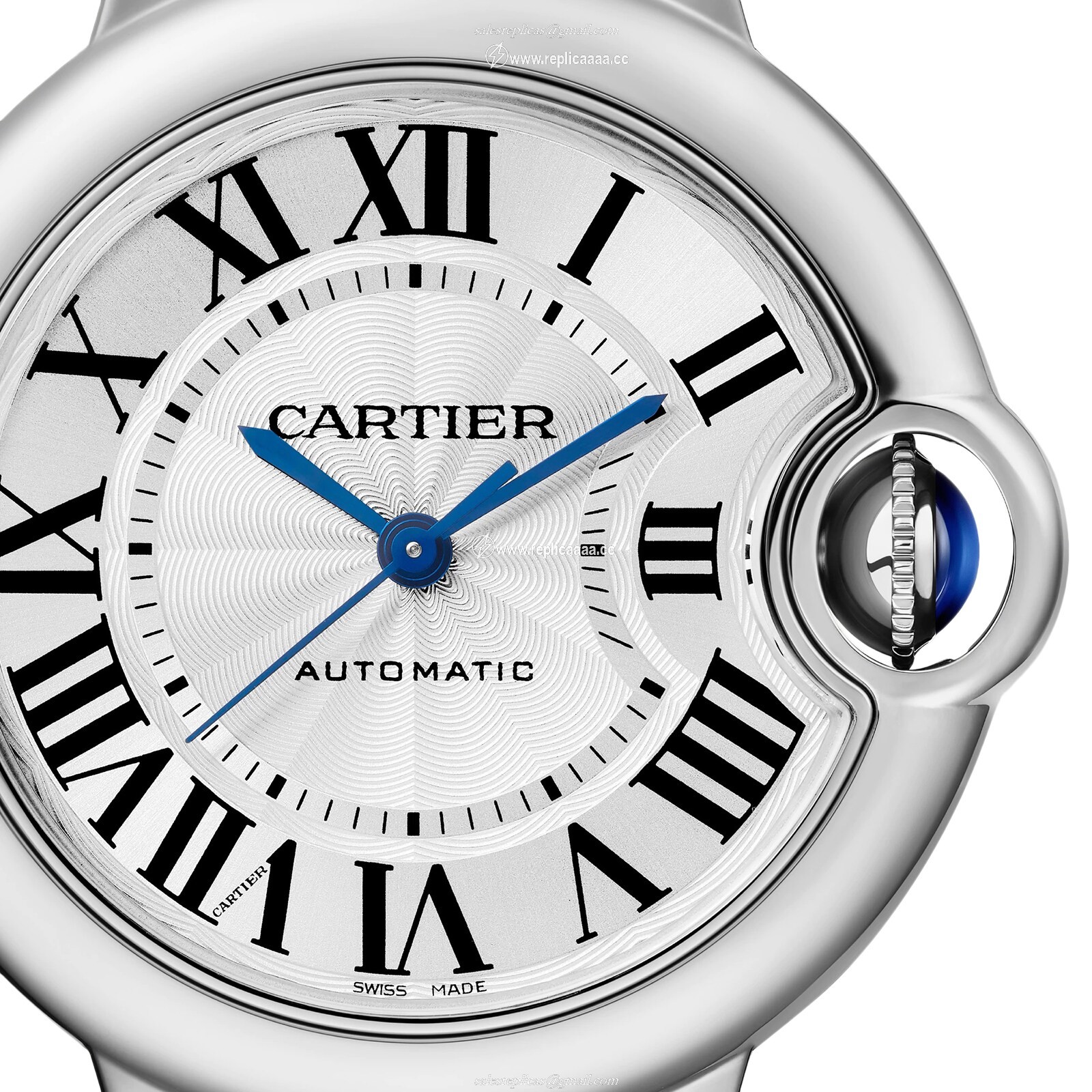 Replica Cartier Ballon Bleu De Cartier details 33mm Mechanical Movement With Automatic Winding Steel WSBB0030 2 Replica Cartier Ballon Bleu De Cartier details 33mm Mechanical Movement With Automatic Winding Steel WSBB0030