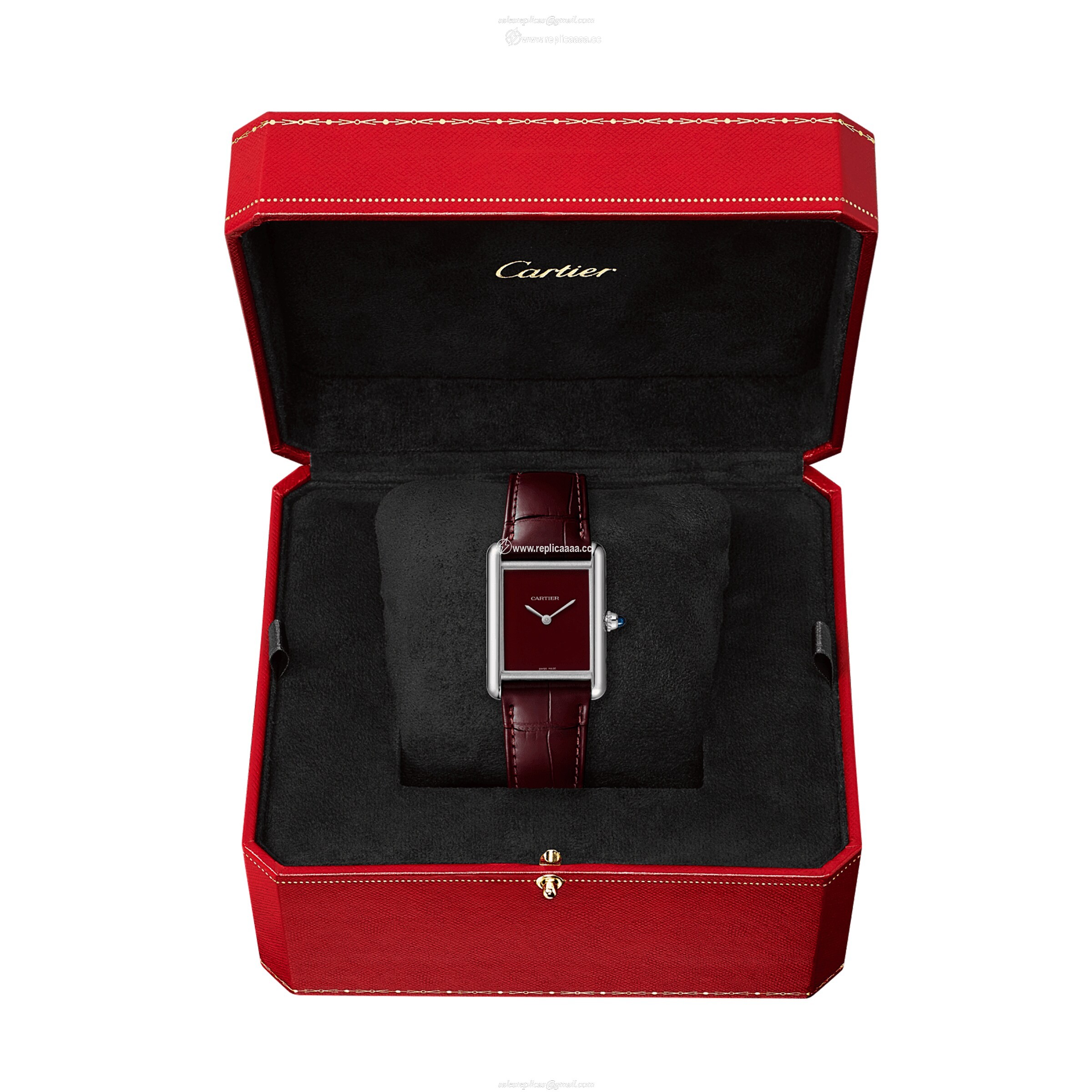 Replica Cartier Tank Must De Cartier Large Model Quartz Movement Steel Leather WSTA0054 2 Replica Cartier Tank Must De Cartier Large Model Quartz Movement Steel Leather WSTA0054