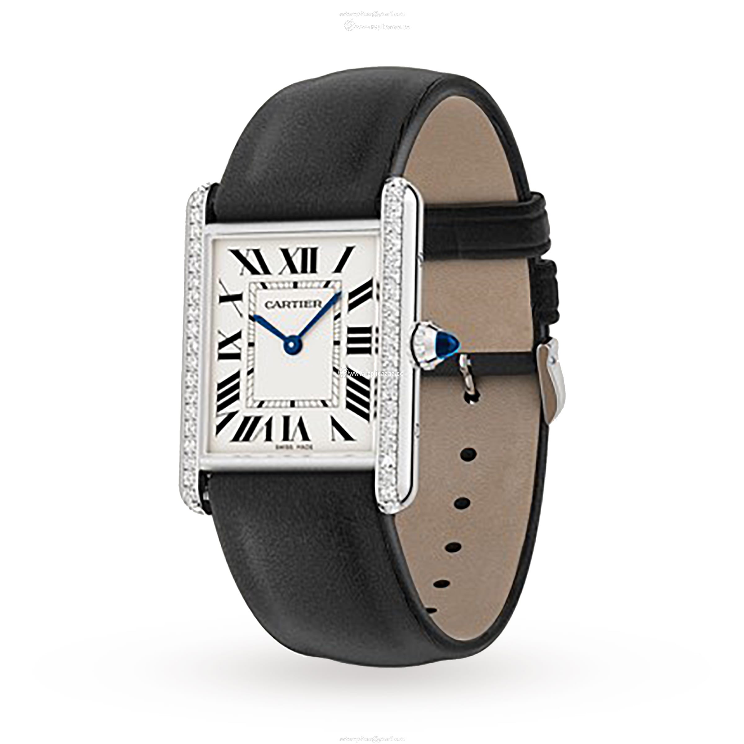Replica Cartier Tank Must details Large Model Quartz Movement Steel Diamonds W4TA0017 2 Replica Cartier Tank Must details Large Model Quartz Movement Steel Diamonds W4TA0017
