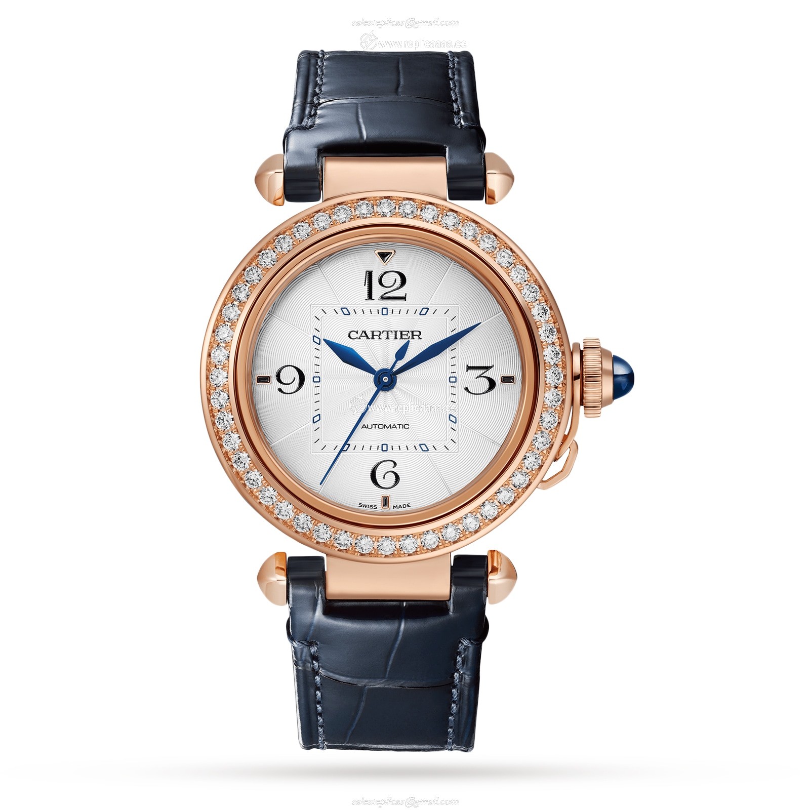Replica Cartier Pasha De Cartier details 35 Mm Mechanical Movement With Automatic Winding WJPA0012 2 Replica Cartier Pasha De Cartier details 35 Mm Mechanical Movement With Automatic Winding WJPA0012