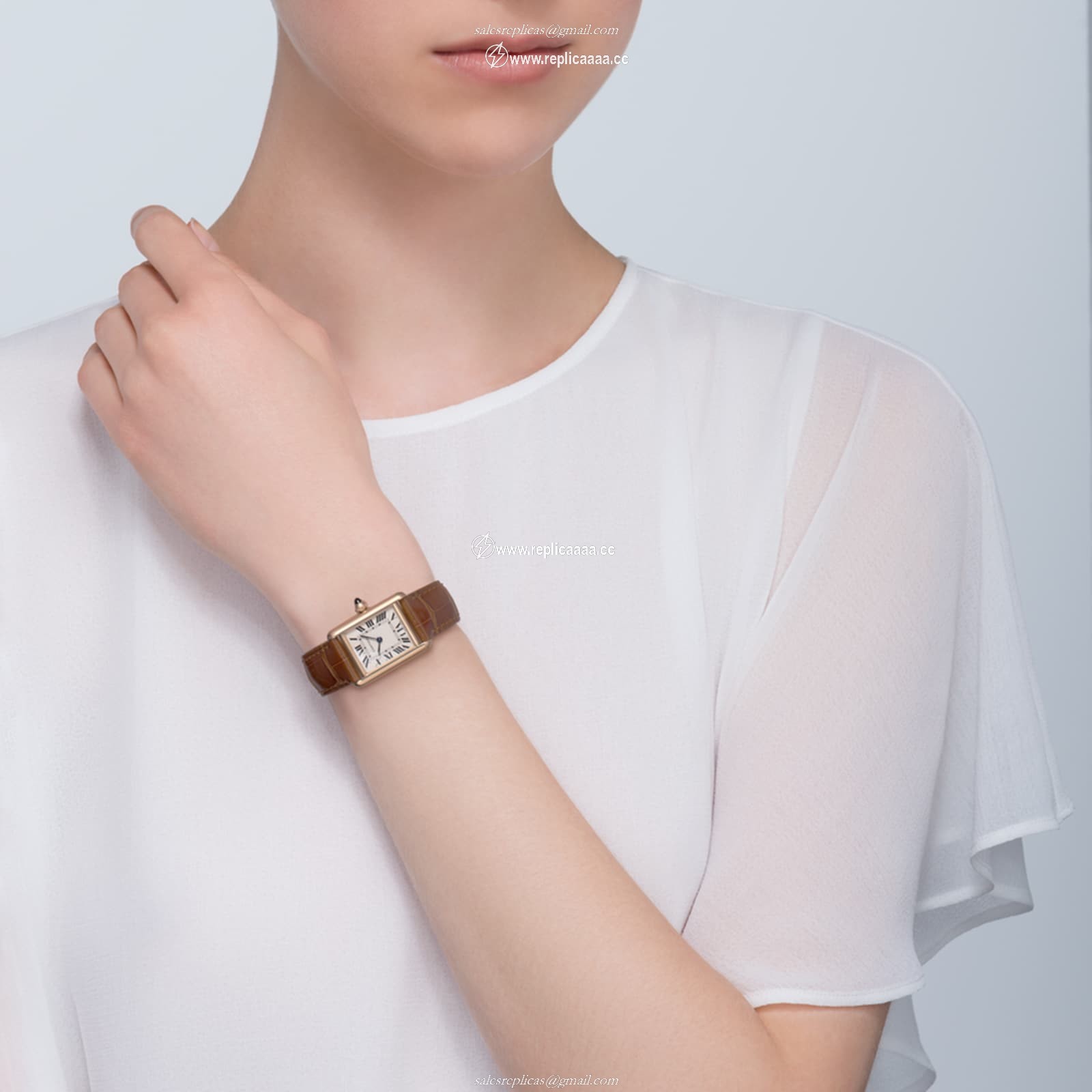 Replica Cartier Tank Louis Cartier details Small Model Quartz Movement Yellow Gold Leather W1529856 2 Replica Cartier Tank Louis Cartier details Small Model Quartz Movement Yellow Gold Leather W1529856