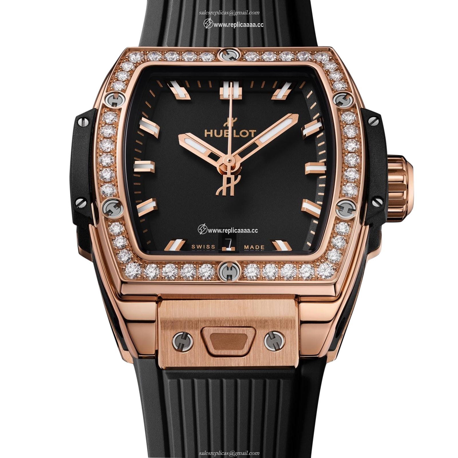 Replica Hublot Spirit Of Big Bang King Gold Diamonds 32mm 682.OX.1180.RX.1204