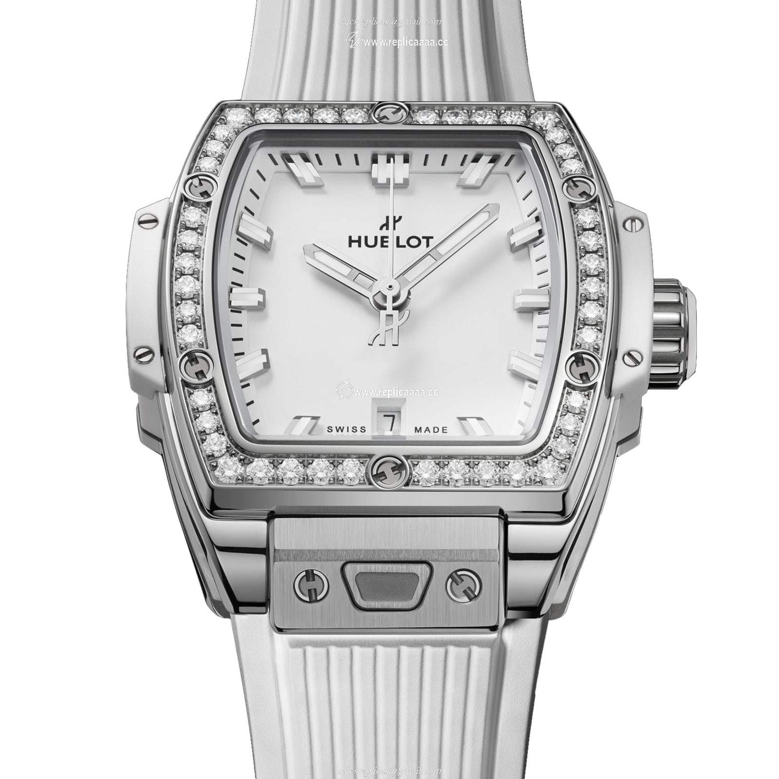 Replica Hublot Spirit Of Big Bang Steel White Diamonds 32mm 682.SE.2010.RW.1204
