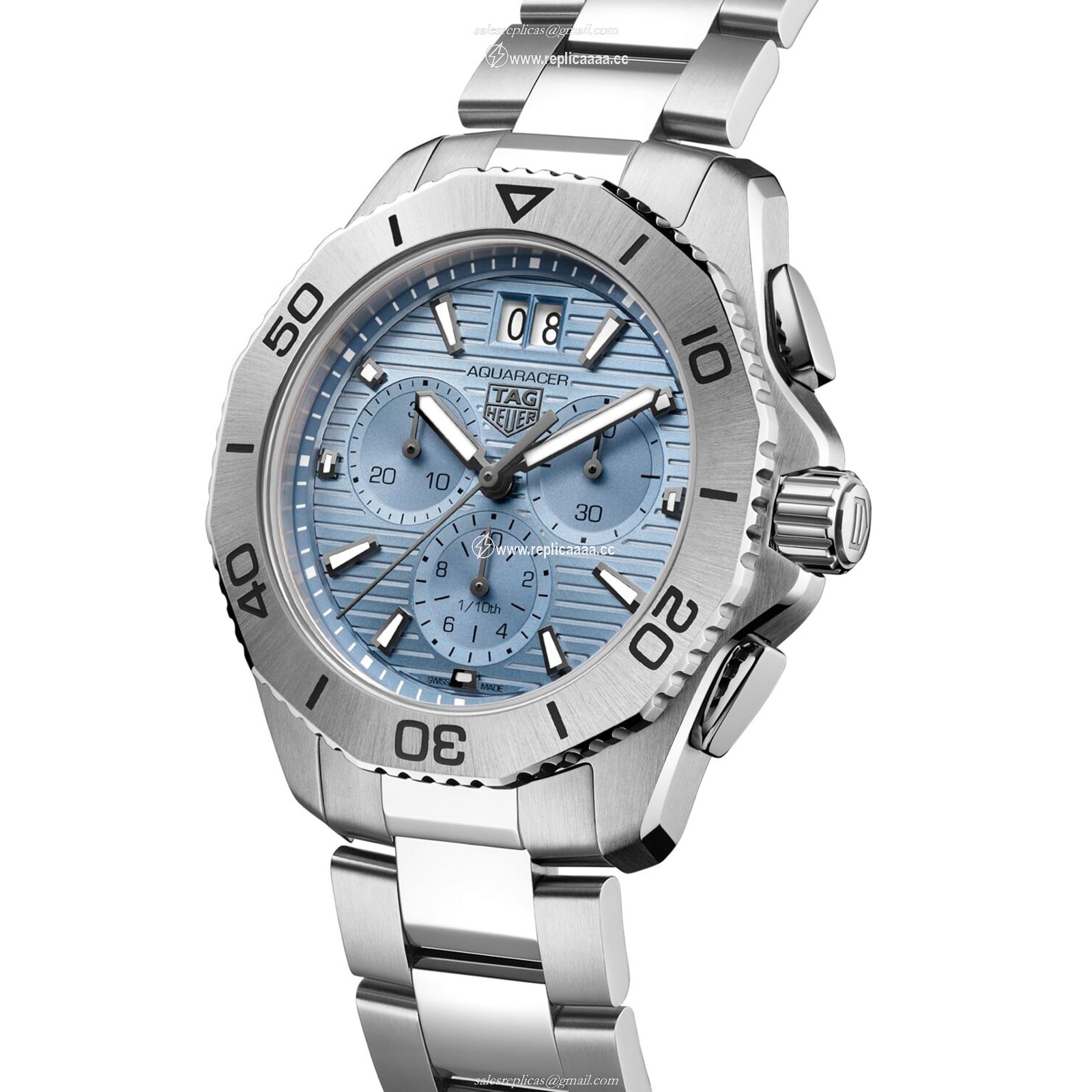Replica TAG Heuer Aquaracer Chronograph 40mm Mens details Blue CBP1112.BA0627