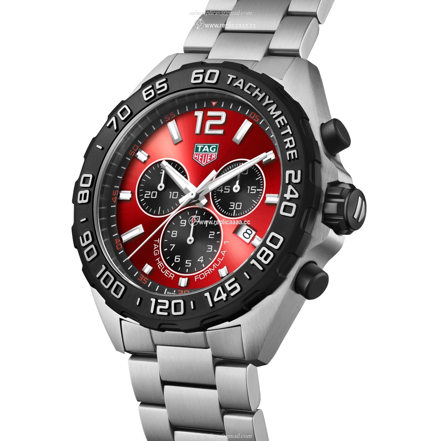 Replica TAG Heuer Formula 1 Quartz Chronograph 200M 43mm Mens details Red CAZ101AN.BA0842 2 Replica TAG Heuer Formula 1 Quartz Chronograph 200M 43mm Mens details Red CAZ101AN.BA0842