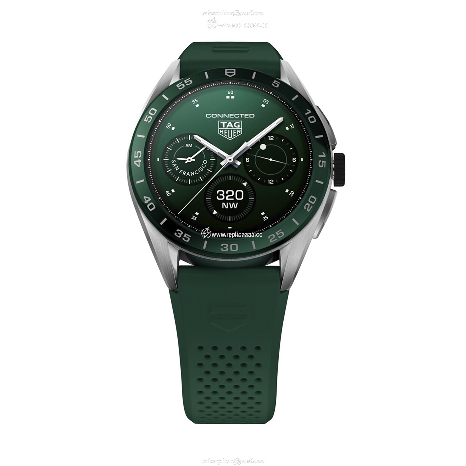 Replica TAG Heuer Connected 45mm Mens details Green SBR8A14.BT6317 2 Replica TAG Heuer Connected 45mm Mens details Green SBR8A14.BT6317