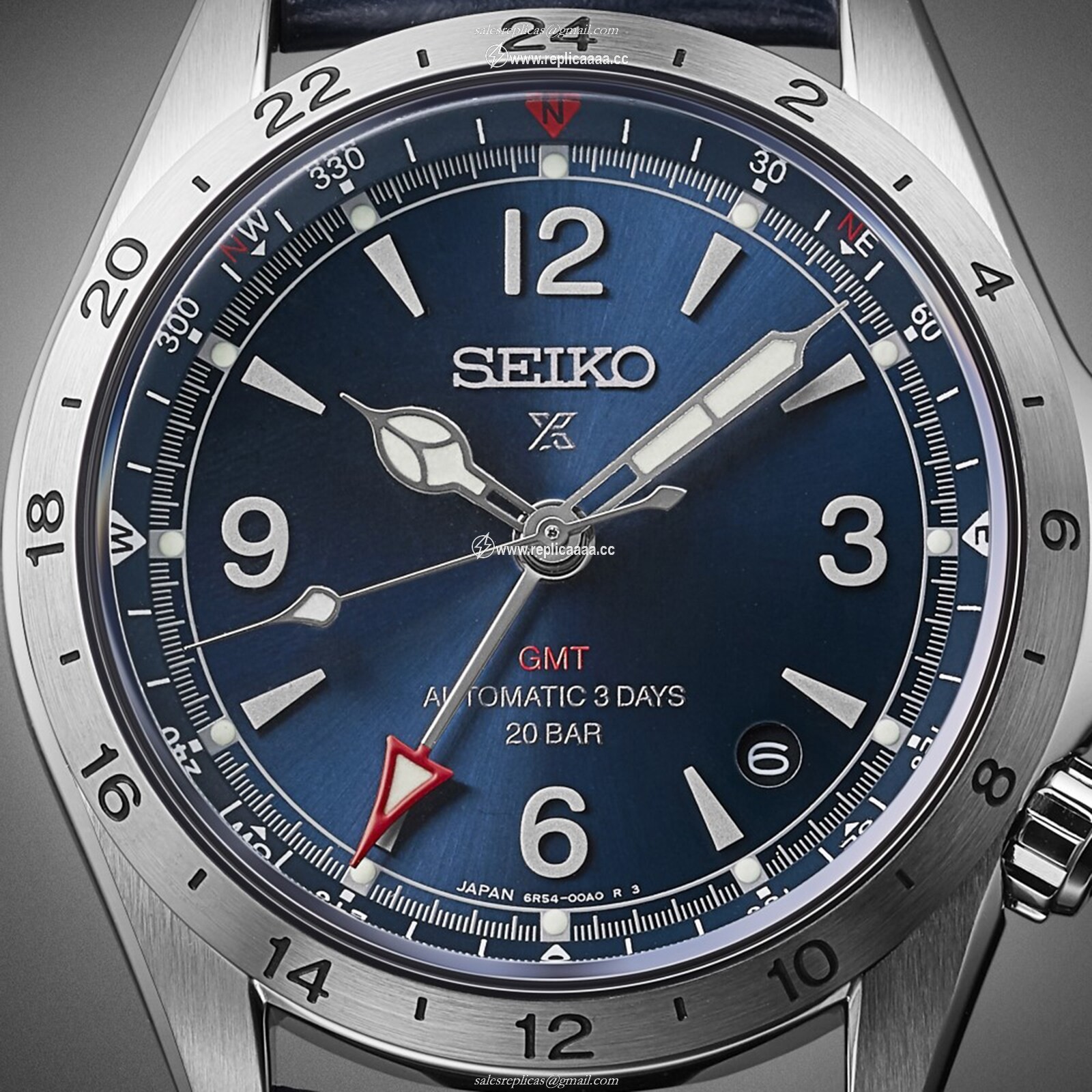 Replica Seiko Prospex Land 39.5mm Mens details Blue SPB377J1