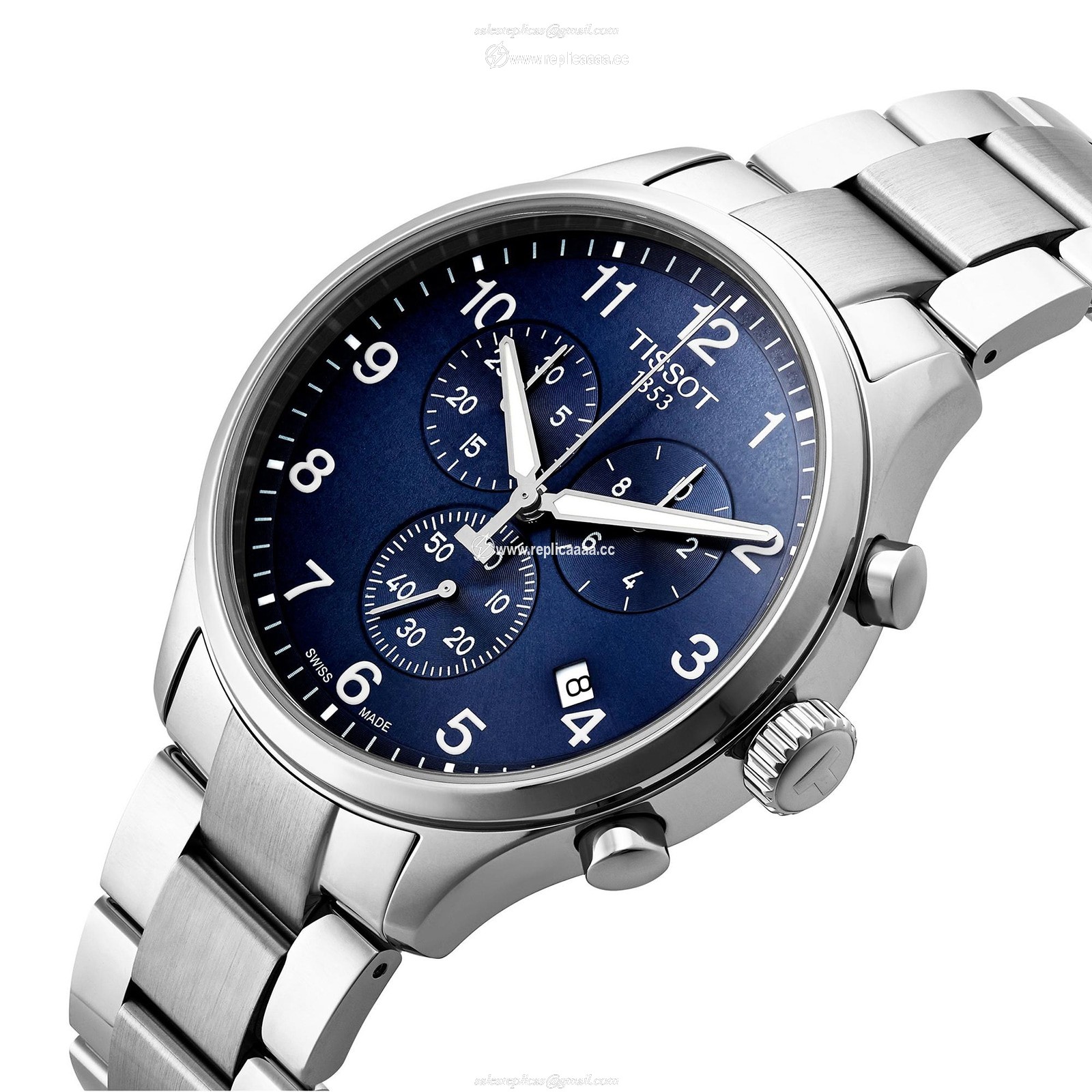 Replica Tissot T-Sport Chrono XL Classic 45mm Mens details T1166171104701