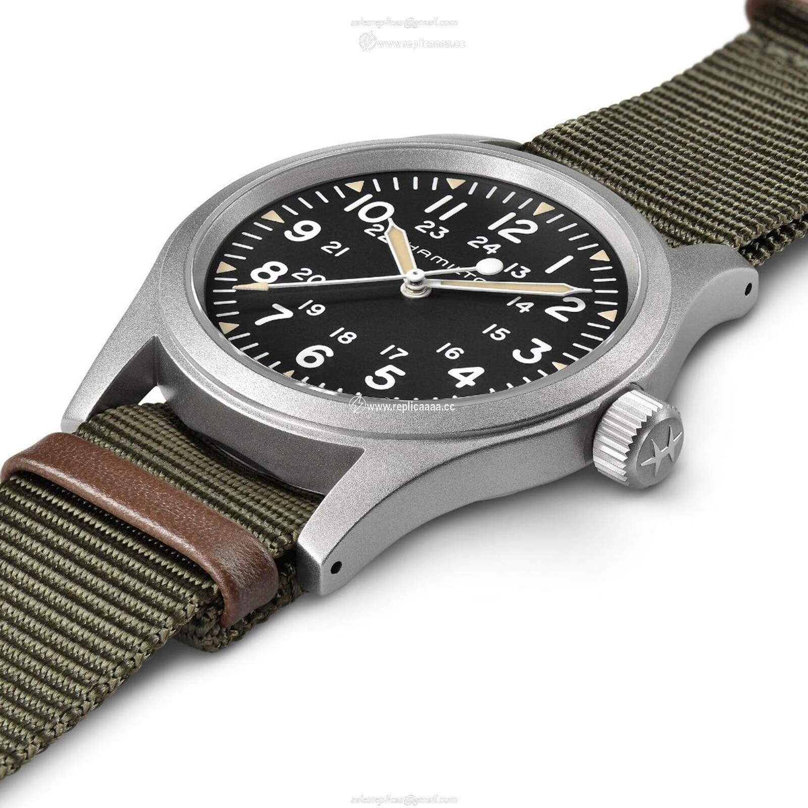 Replica Hamilton Khaki Field 38mm Mens details H69439931