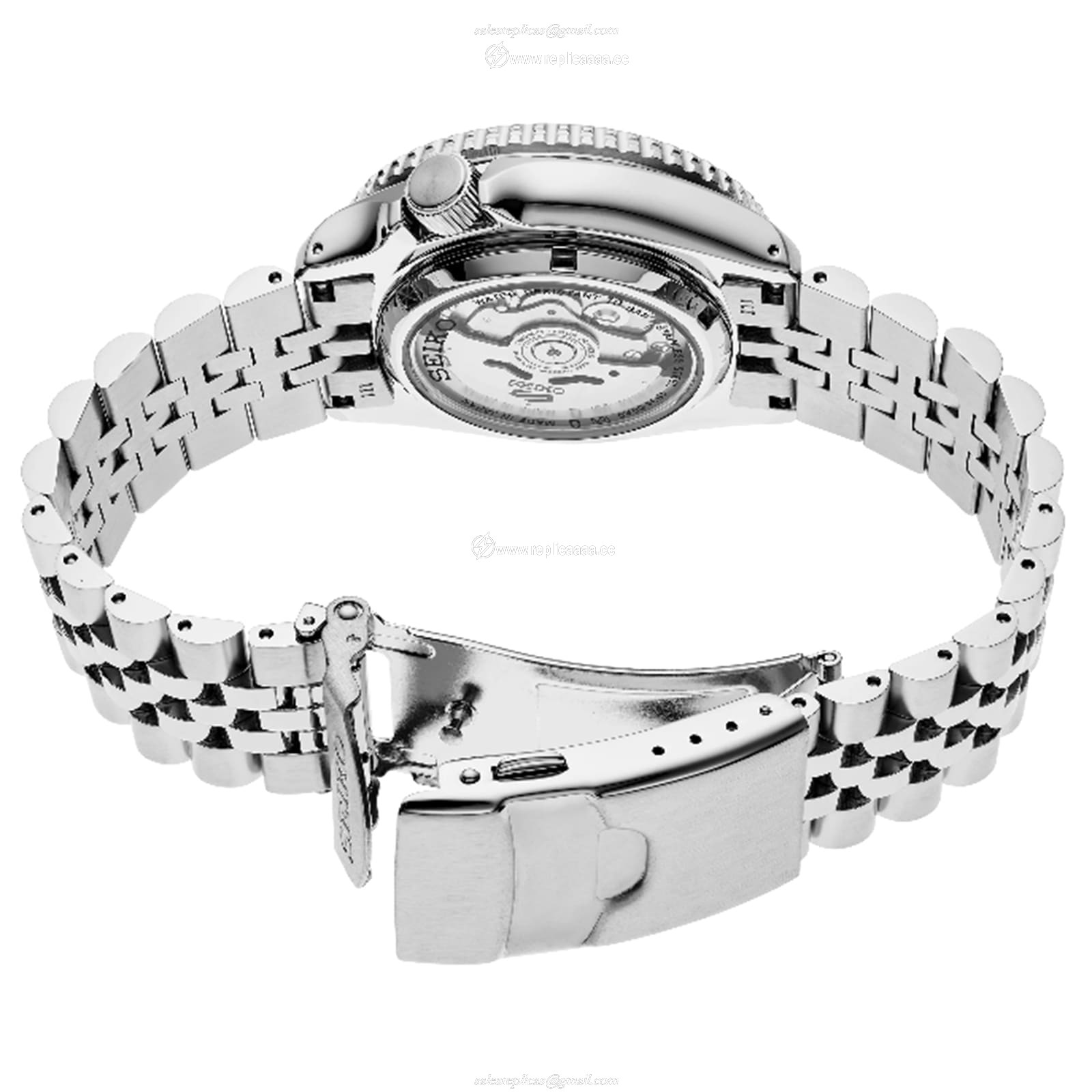 Replica Seiko Black Grape' GMT 42.5mm Mens details SSK001K1