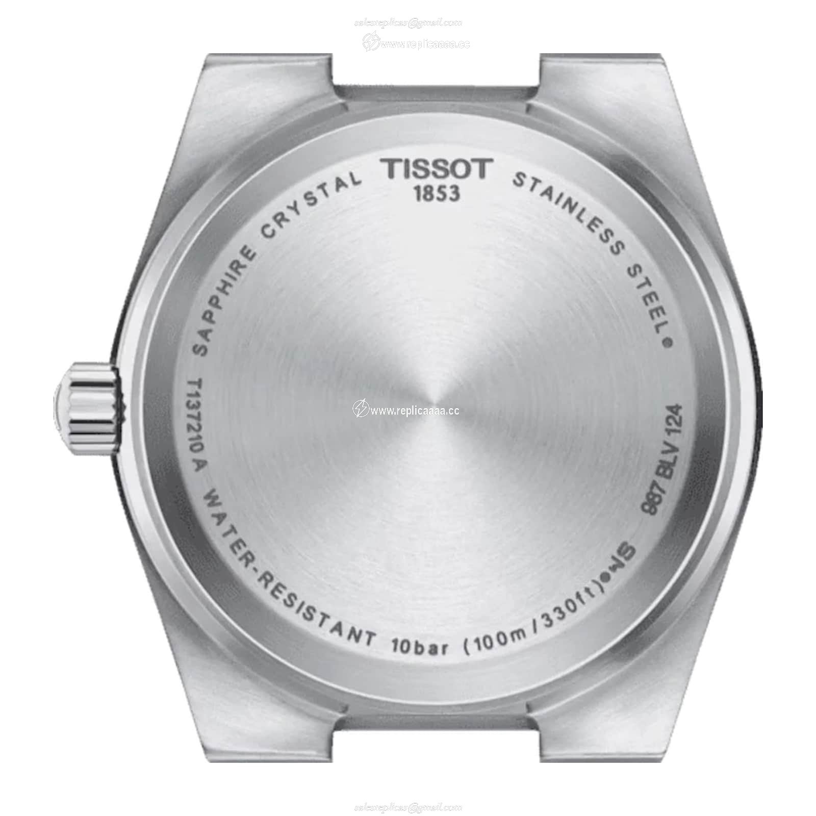Replica Tissot PRX 35mm Unisex details Mint Green T1372101109100 2 Replica Tissot PRX 35mm Unisex details Mint Green T1372101109100