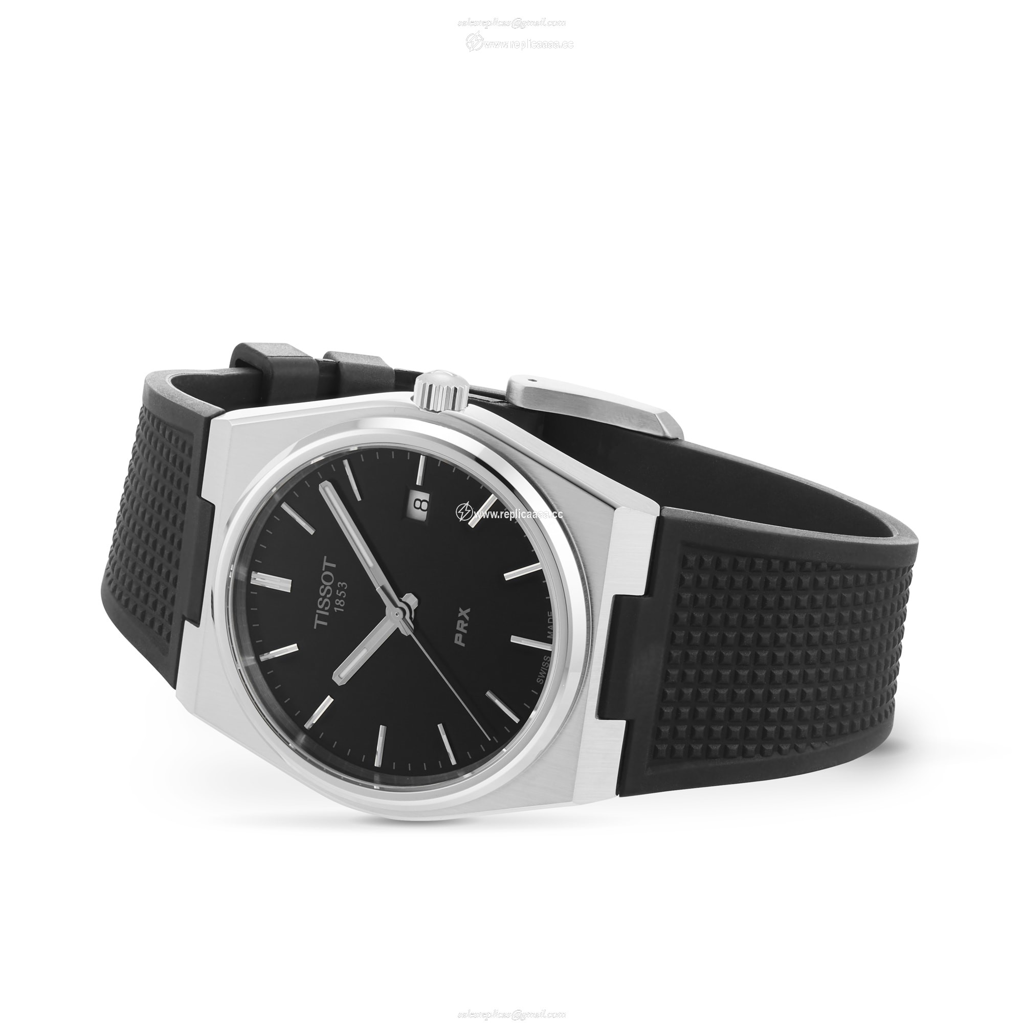 Replica Tissot PRX 40mm Mens details Black T1374101705100