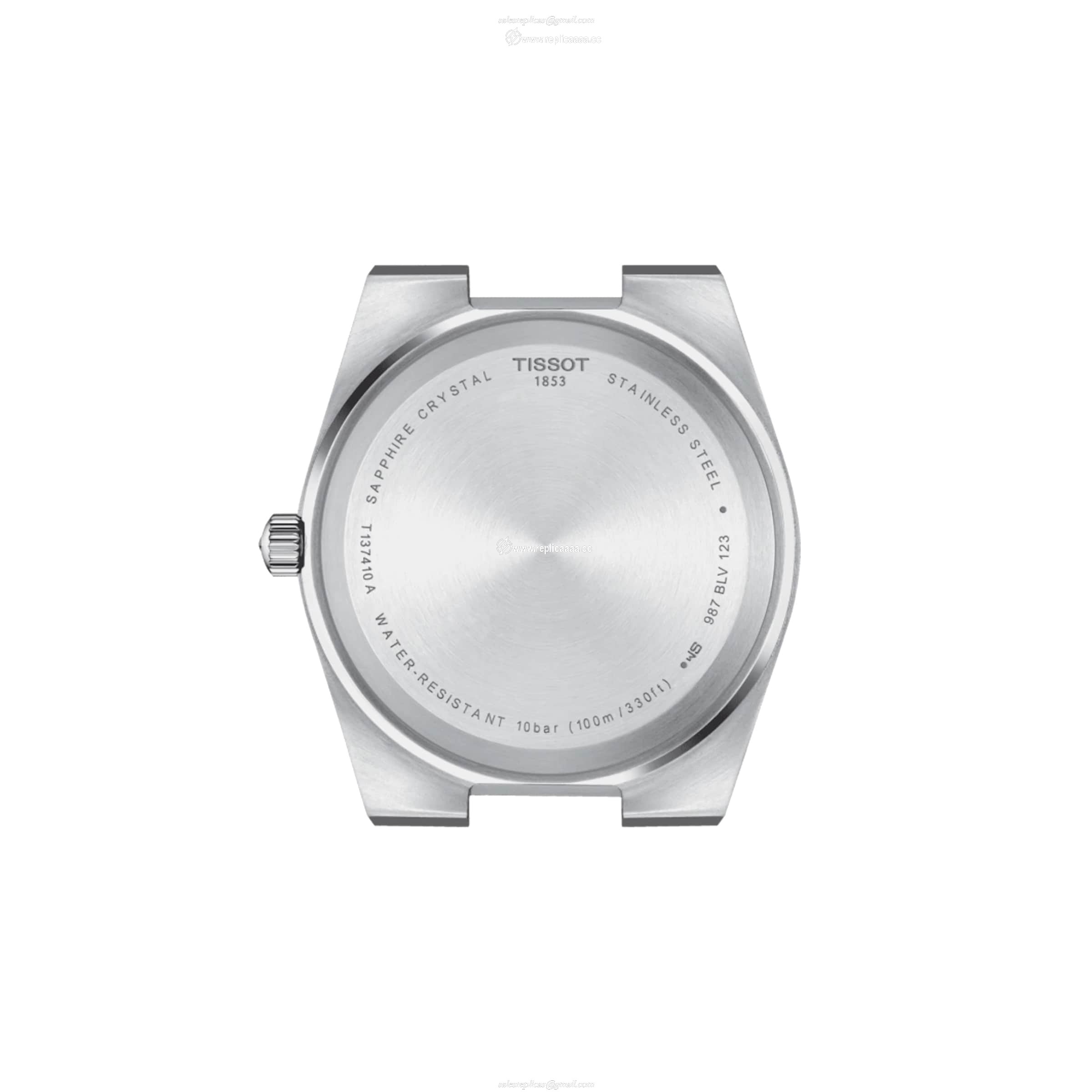 Replica Tissot T-Classic PRX 40mm Mens details Mint T1374101109101