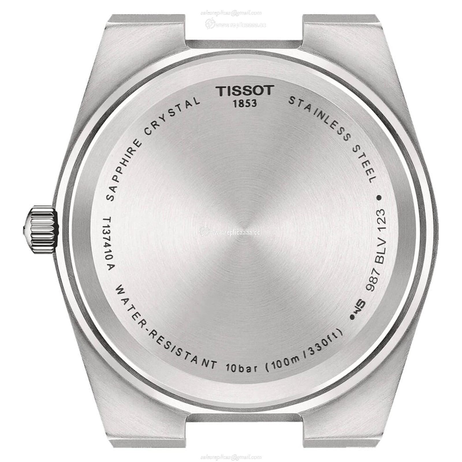 Replica Tissot PRX Quartz 40mm Mens details White T1374101701100