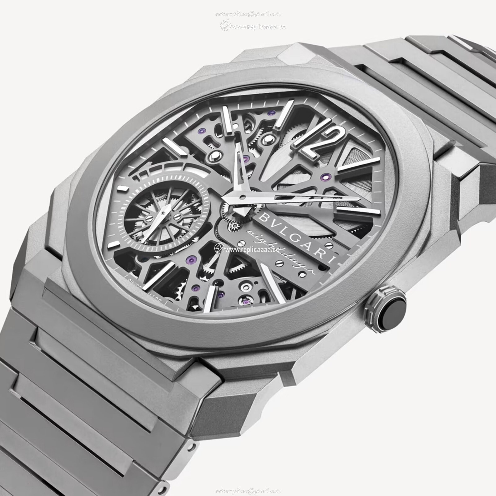 Replica Bvlgari Octo Finissimo details 40mm 103610