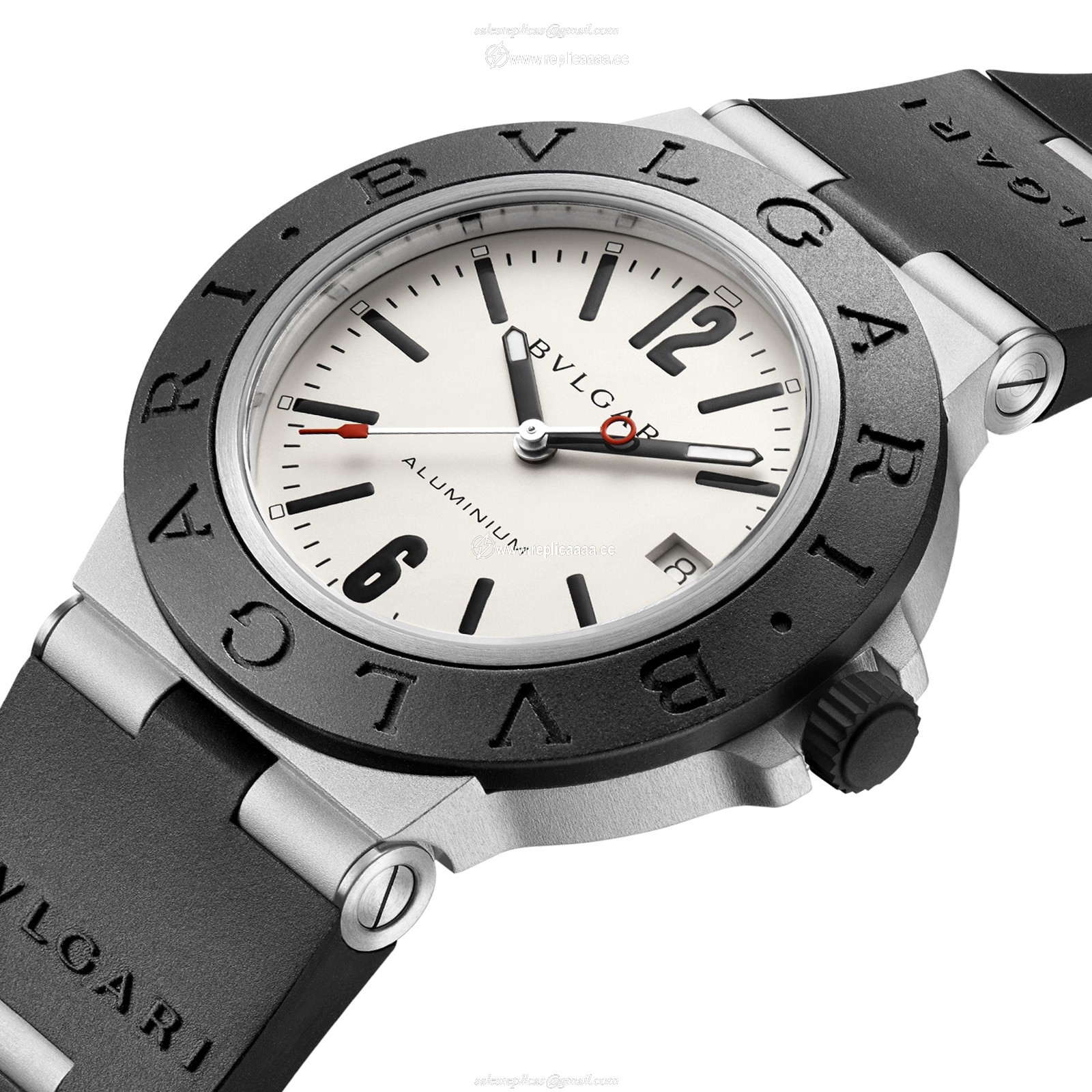 Replica Bvlgari Bvlgari Aluminium 40mm Mens details 103382