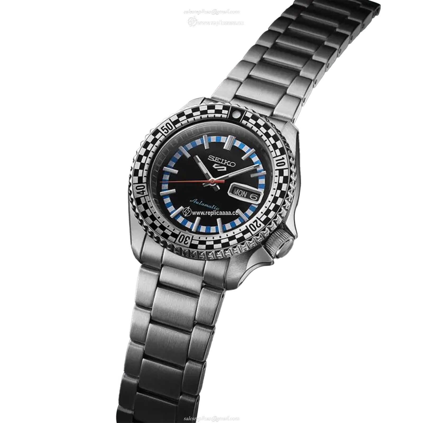 Replica Seiko 5 Sports Special Edition 42.5mm Mens details Black SRPK67K1 2 Replica Seiko 5 Sports Special Edition 42.5mm Mens details Black SRPK67K1