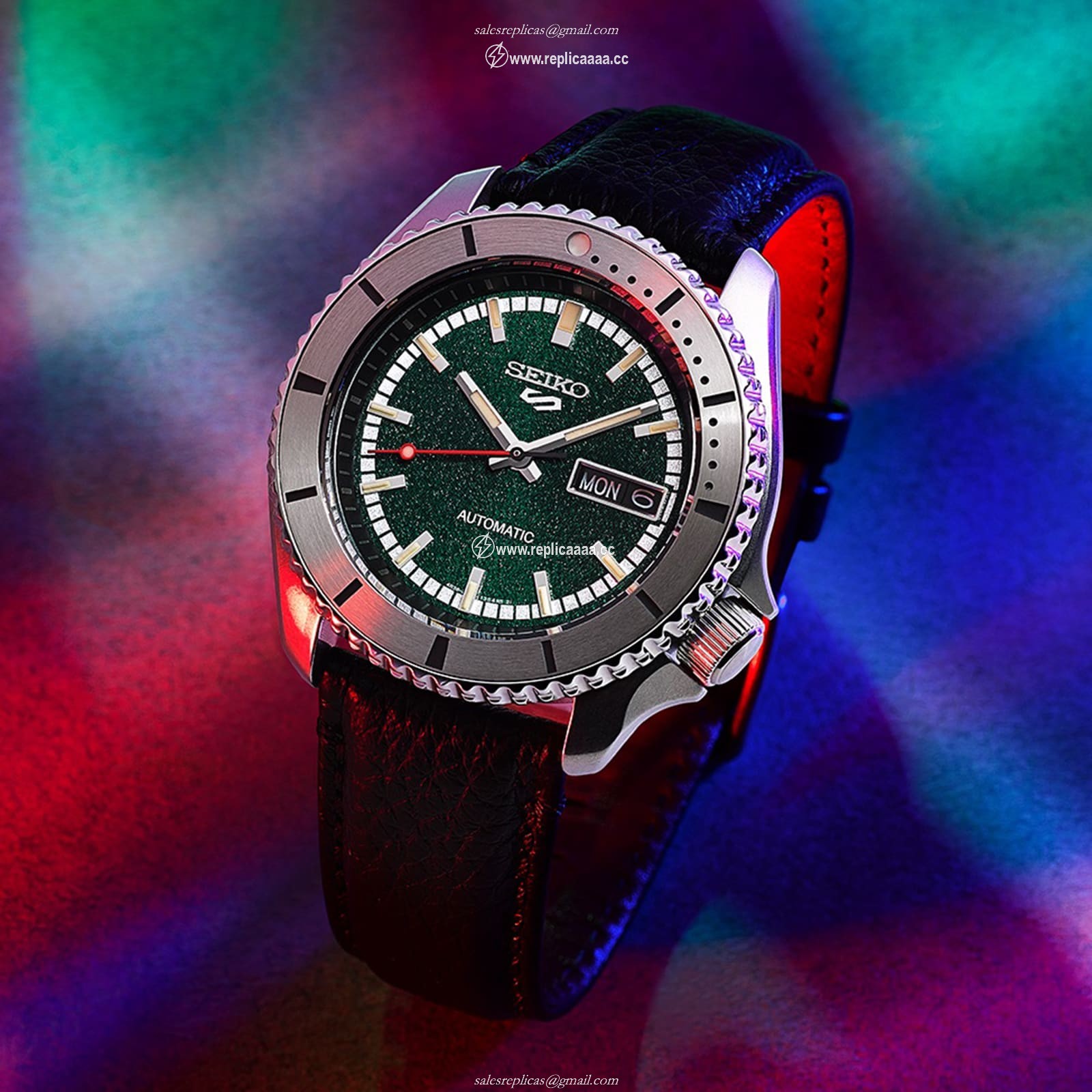 Replica Seiko 5 Sports Masked Rider 42.5mm Mens details - Limited Edition SRPJ91K1 2 Replica Seiko 5 Sports Masked Rider 42.5mm Mens details - Limited Edition SRPJ91K1