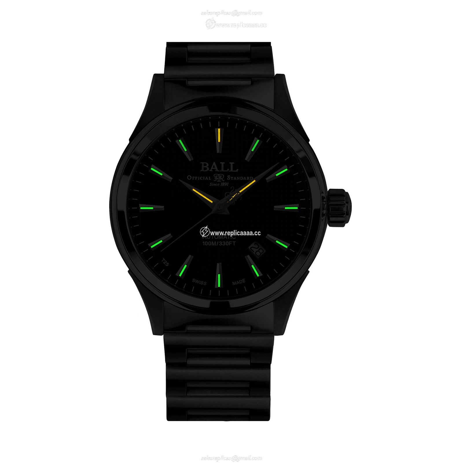 Replica BALL Fireman Victory 40mm Mens details Black NM2098C-S5J-BK 2 Replica BALL Fireman Victory 40mm Mens details Black NM2098C-S5J-BK