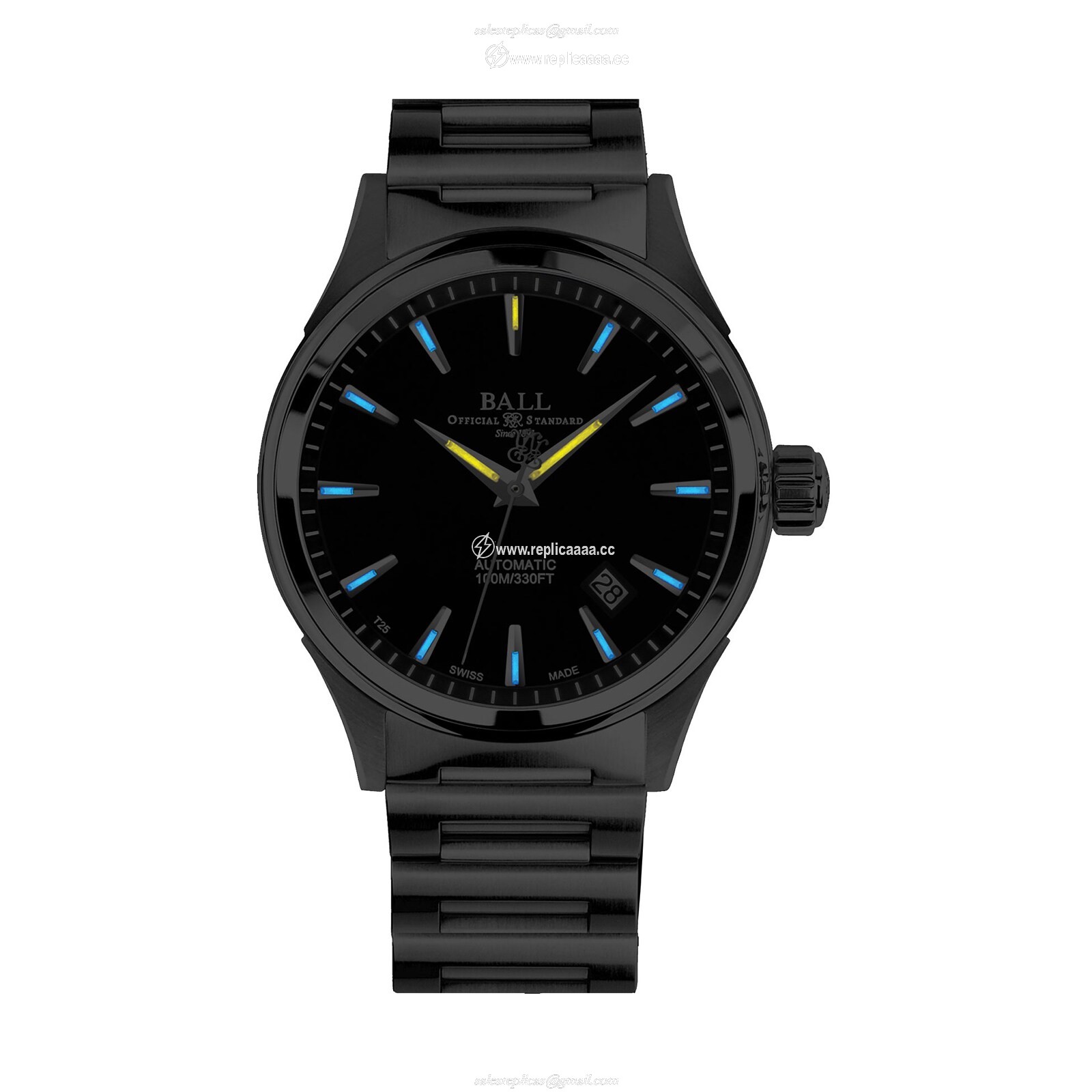 Replica BALL Fireman 40mm Mens details Black NM2098C-S3J-BK