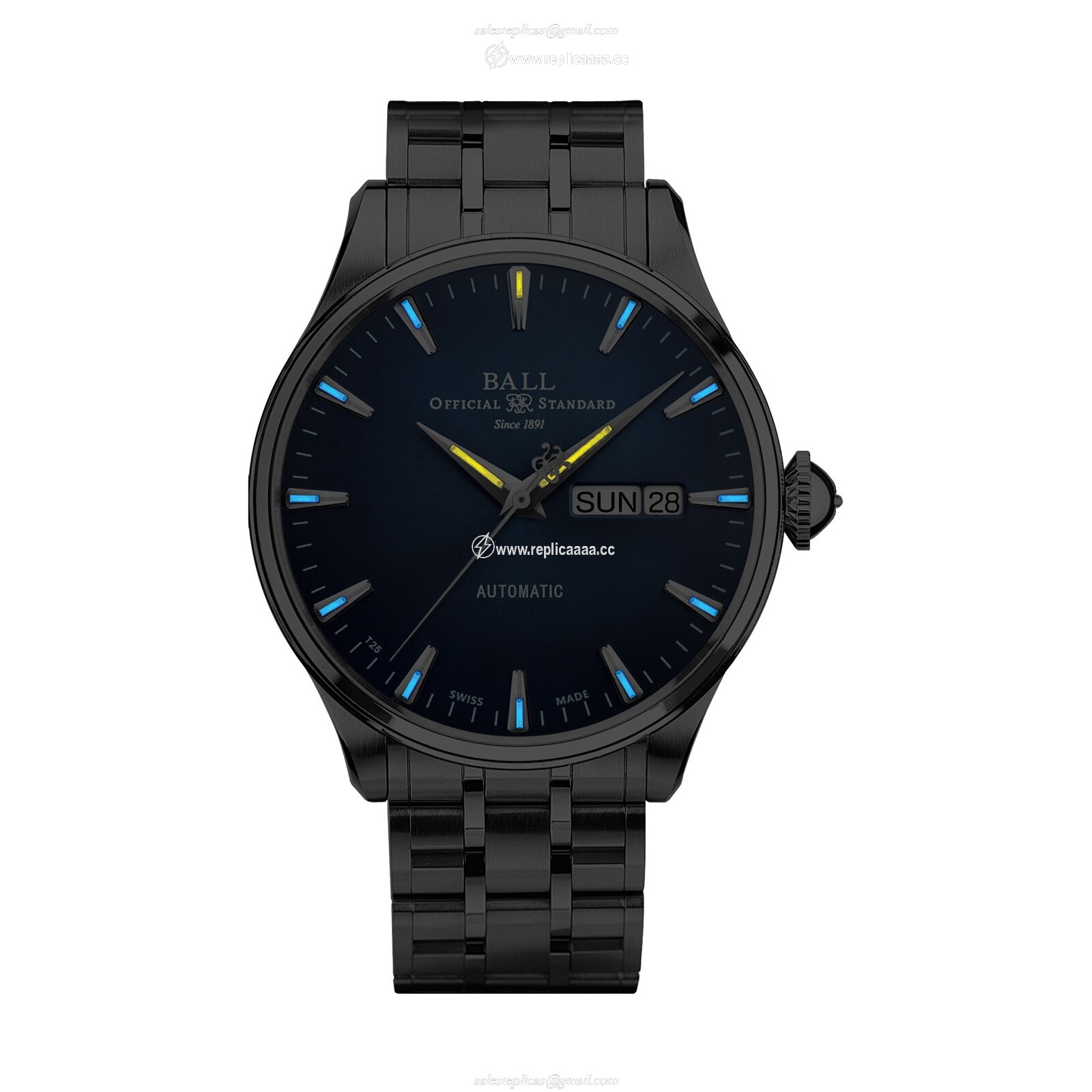 Replica BALL Trainmaster Eternity Automatic 39.5mm Mens details Blue NM2080D-S1J-BE