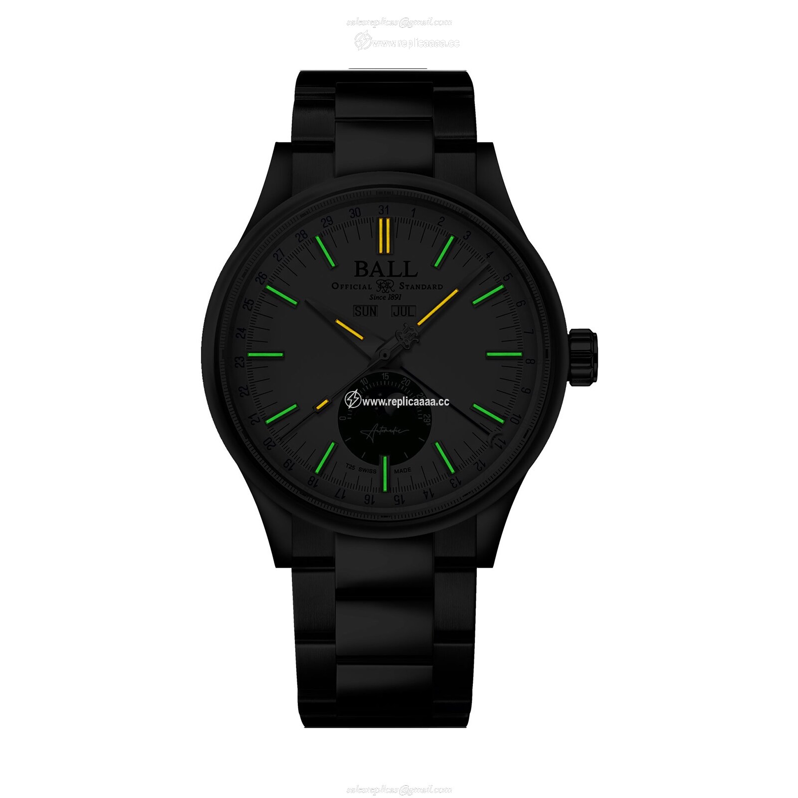 Replica BALL Engineer II 40mm Limited Edition Mens details White and Green NM3016C-S1J-WHGR 2 Replica BALL Engineer II 40mm Limited Edition Mens details White and Green NM3016C-S1J-WHGR